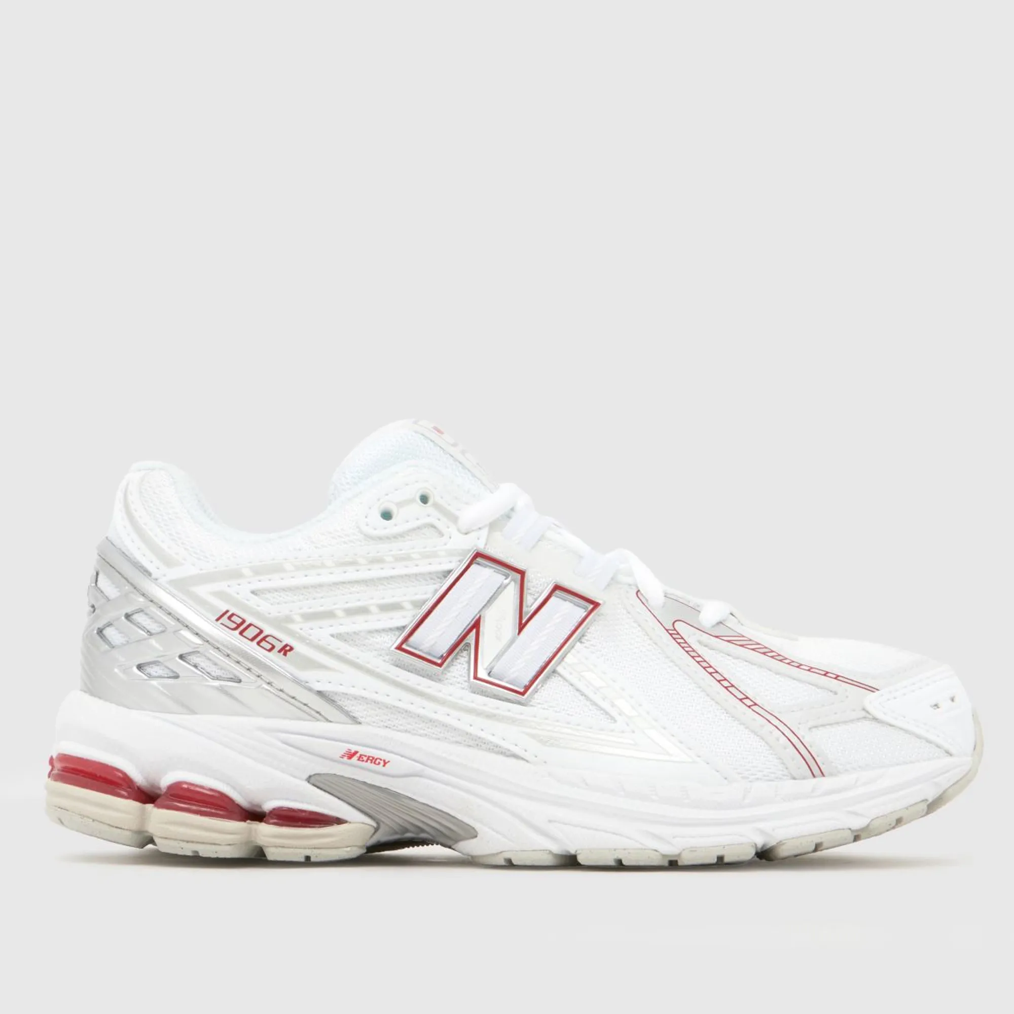 New Balance Kids 1906 Lace in Beige/Red Synthetic