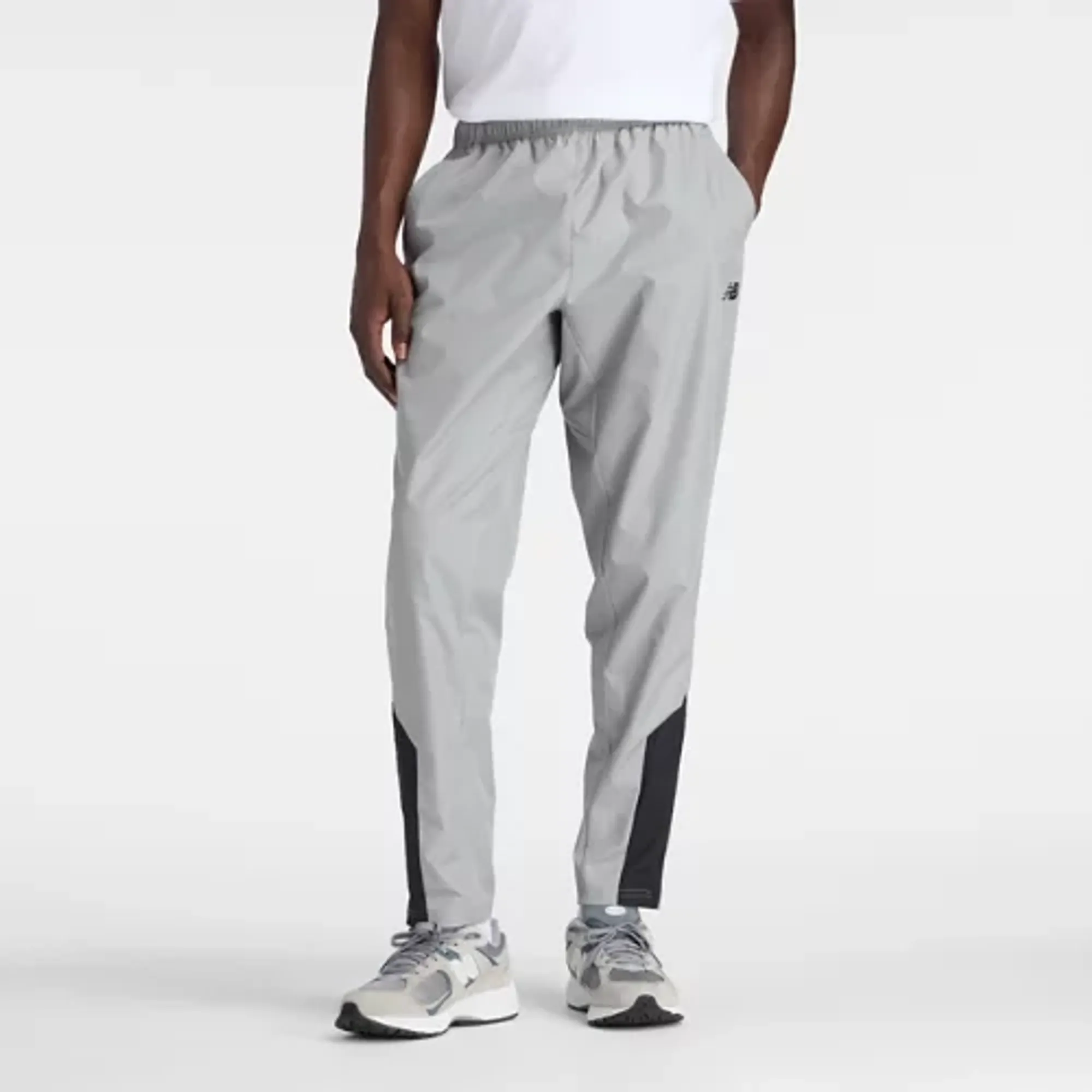 New Balance Men's Utility Woven Pant in Grey Polywoven