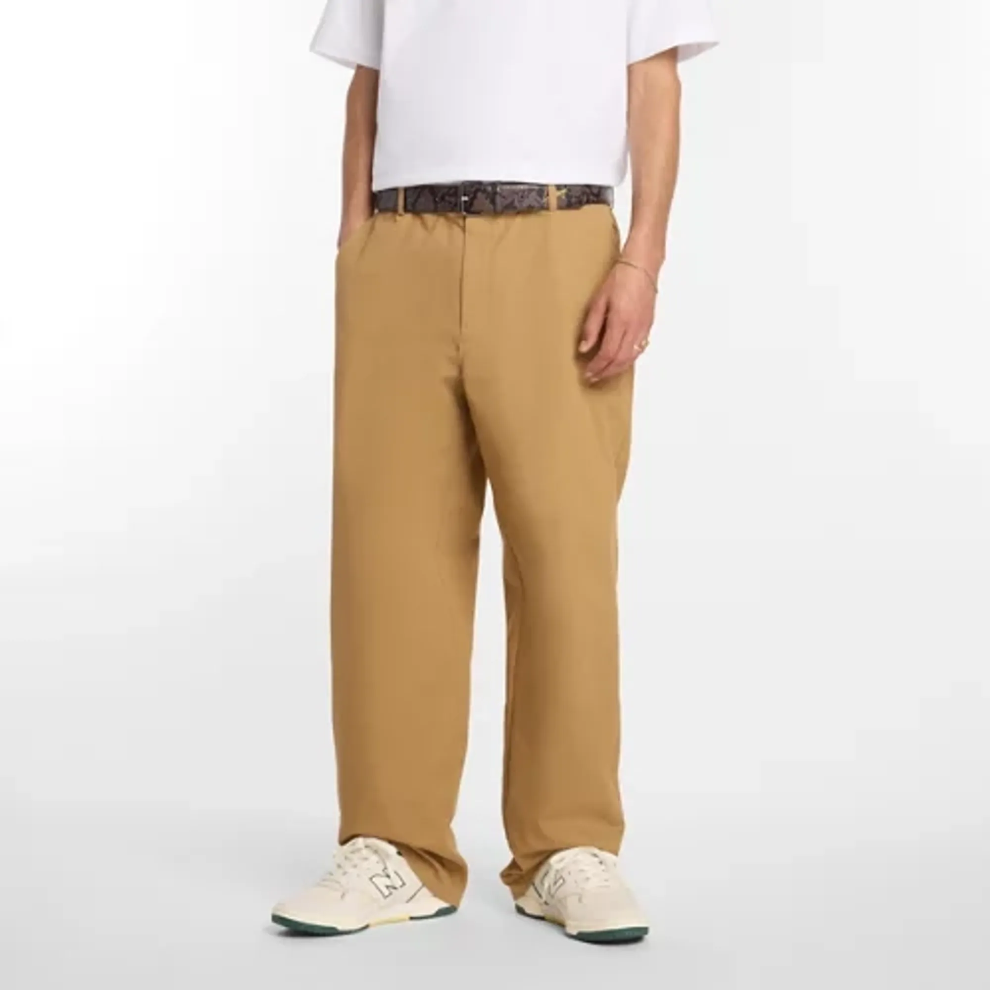 New Balance Men's Numeric Standard Pant 32" in Brown Cotton Twill