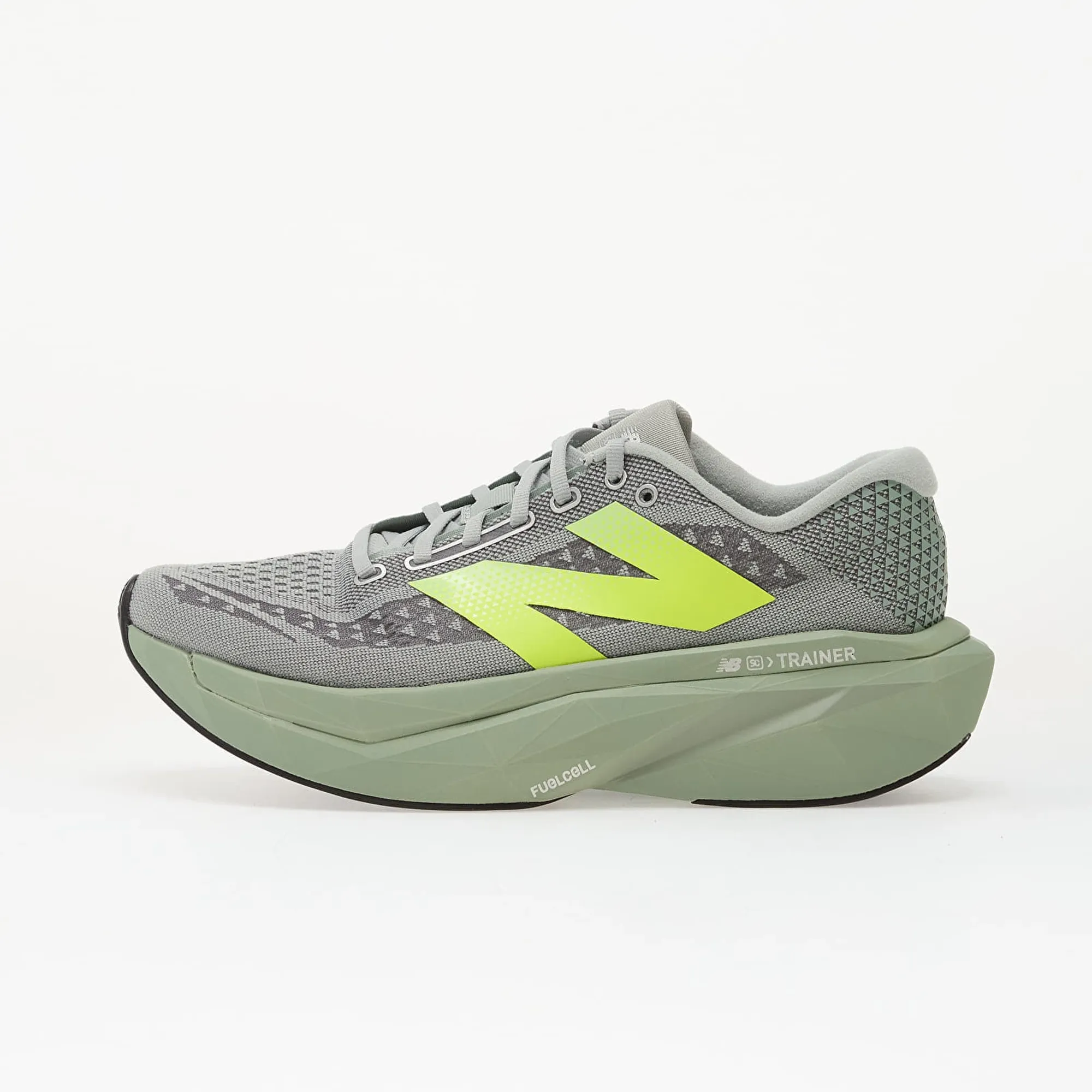 New Balance Men's FuelCell SuperComp Trainer v3 in Green/Grey Synthetic