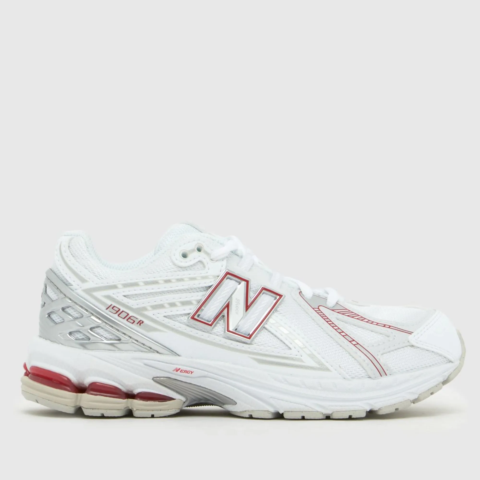 New Balance Kids 1906 Lace in Beige/Red Synthetic