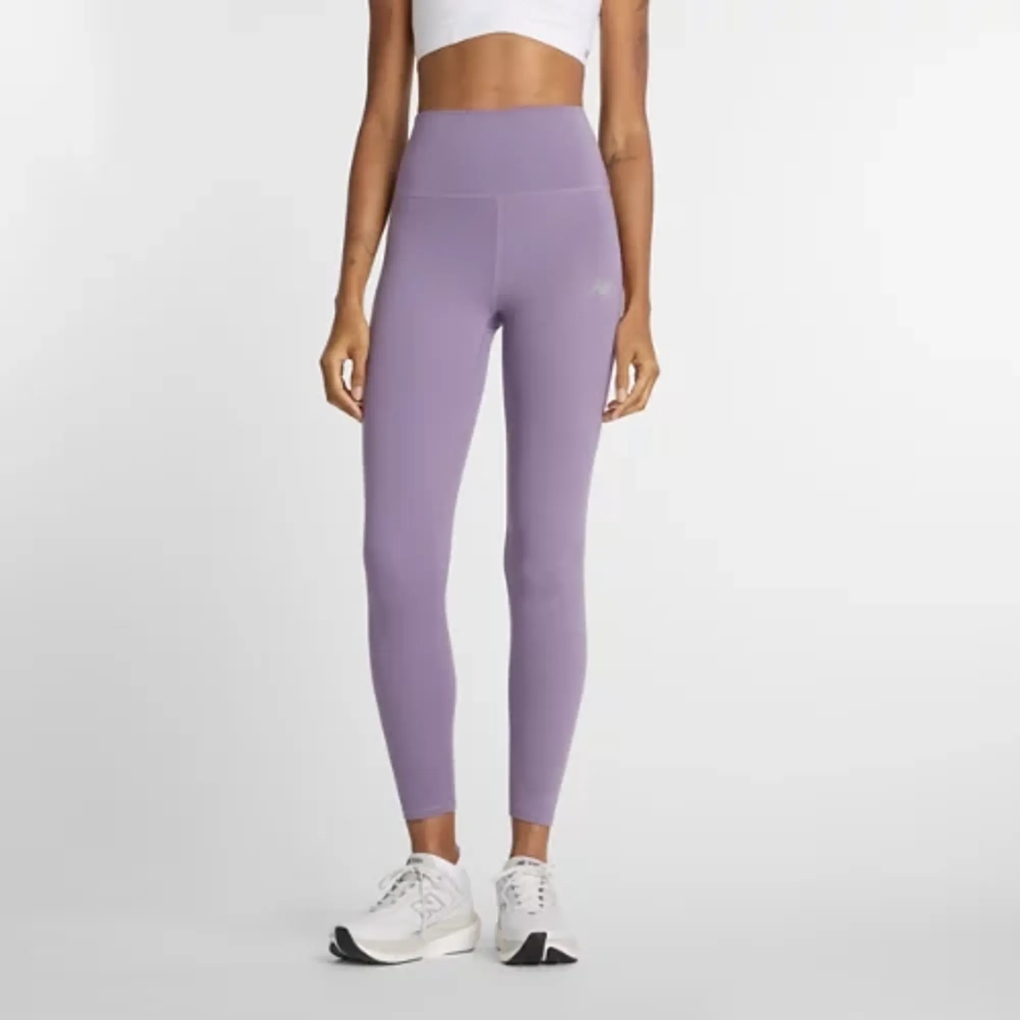 New Balance Women's NB Harmony High Rise Legging 25" in Purple Poly Knit