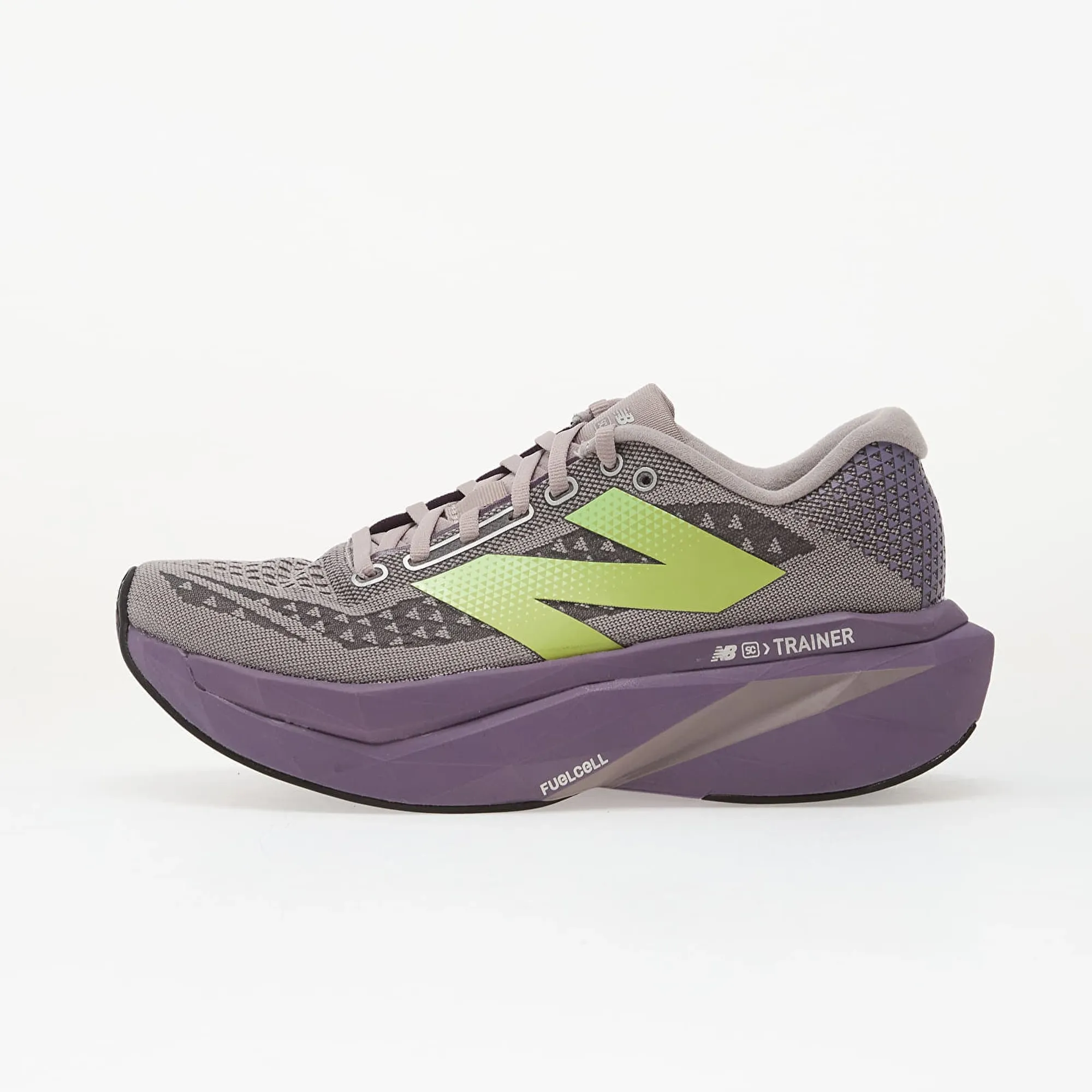 New Balance Women's FuelCell SuperComp Trainer v3 in Grey/Purple Synthetic