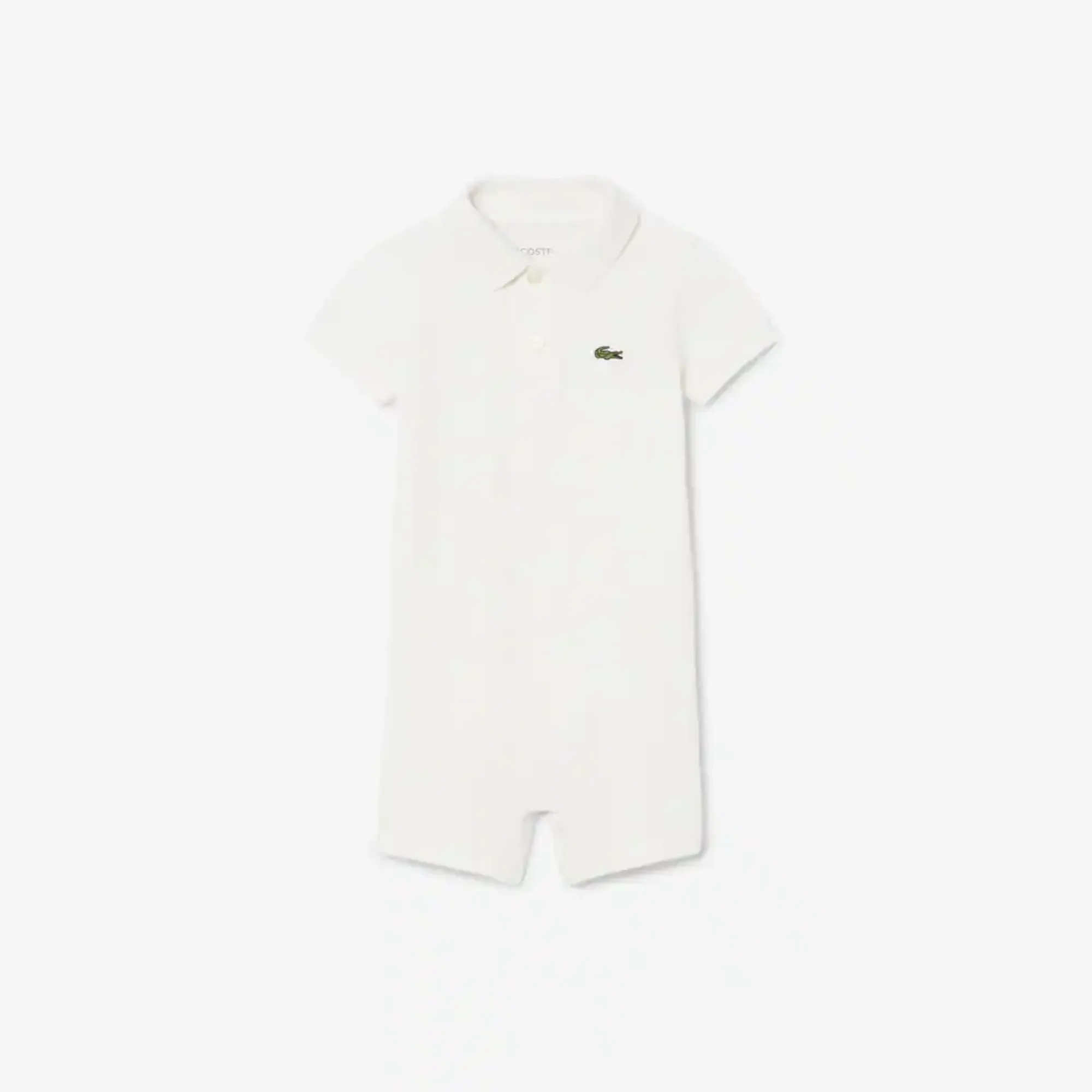 Lacoste Infants' Stretch Piqué Onesie - White
