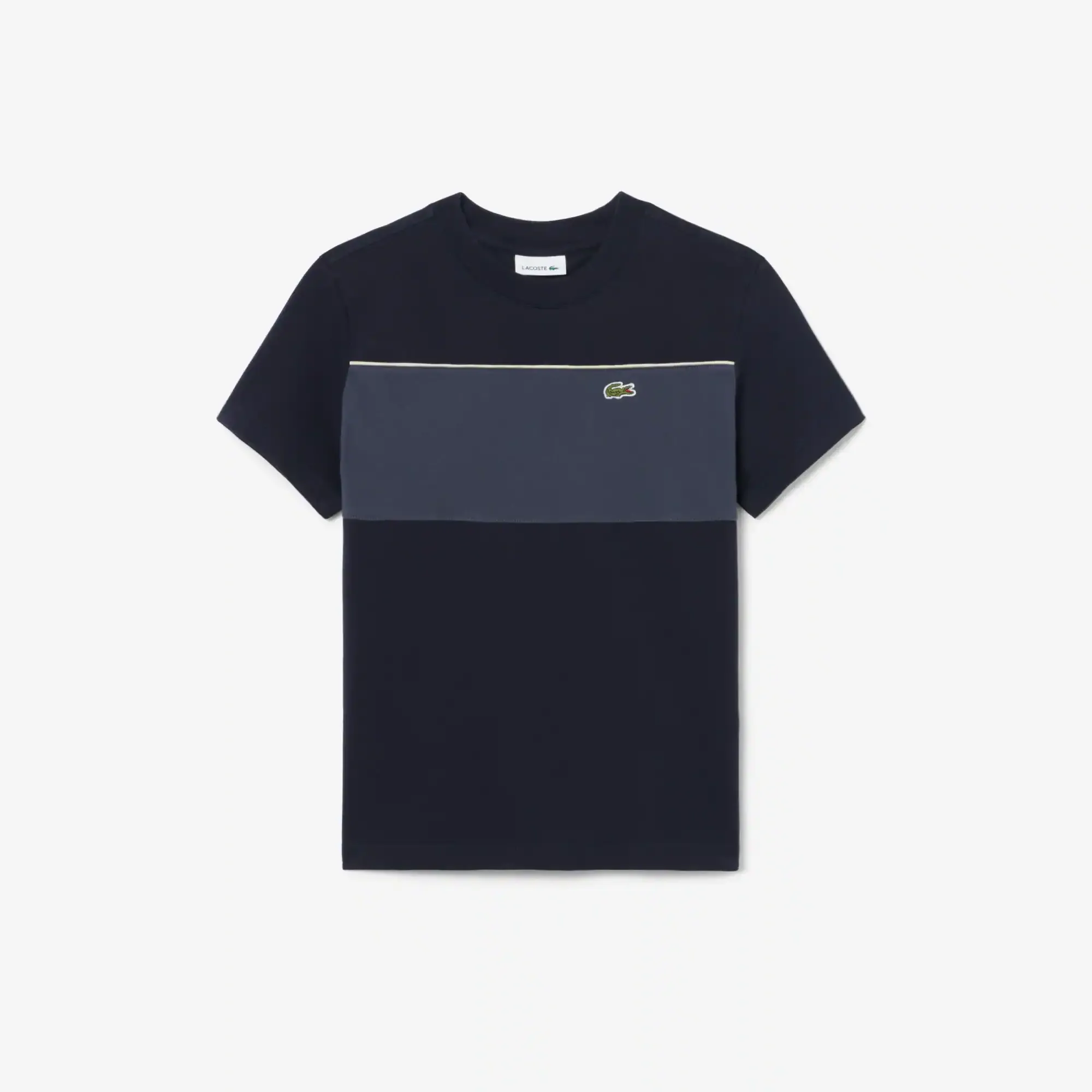 Lacoste Cotton Colour-Block T-shirt - Black