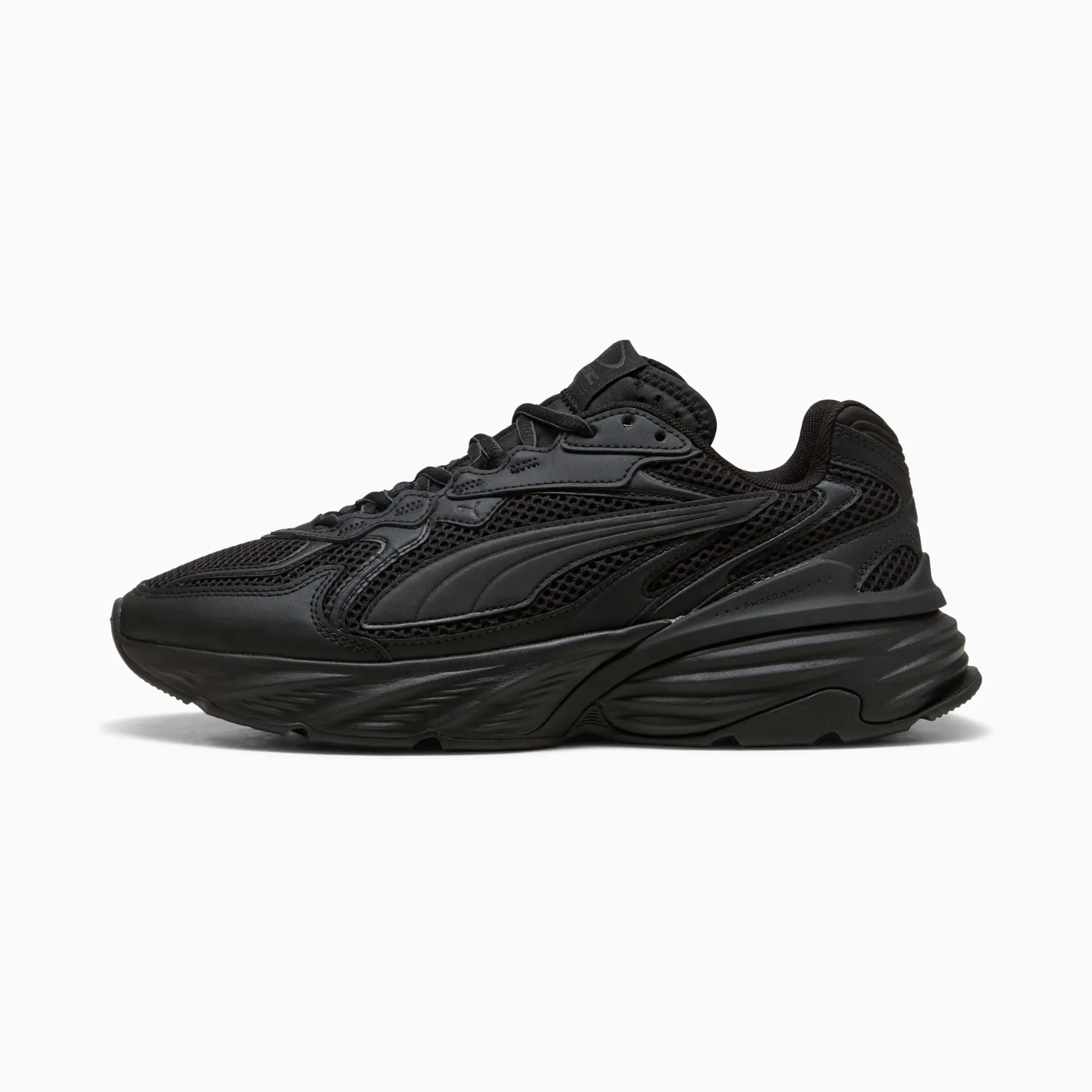 PUMA Fade Sneakers Unisex, Black, size 10