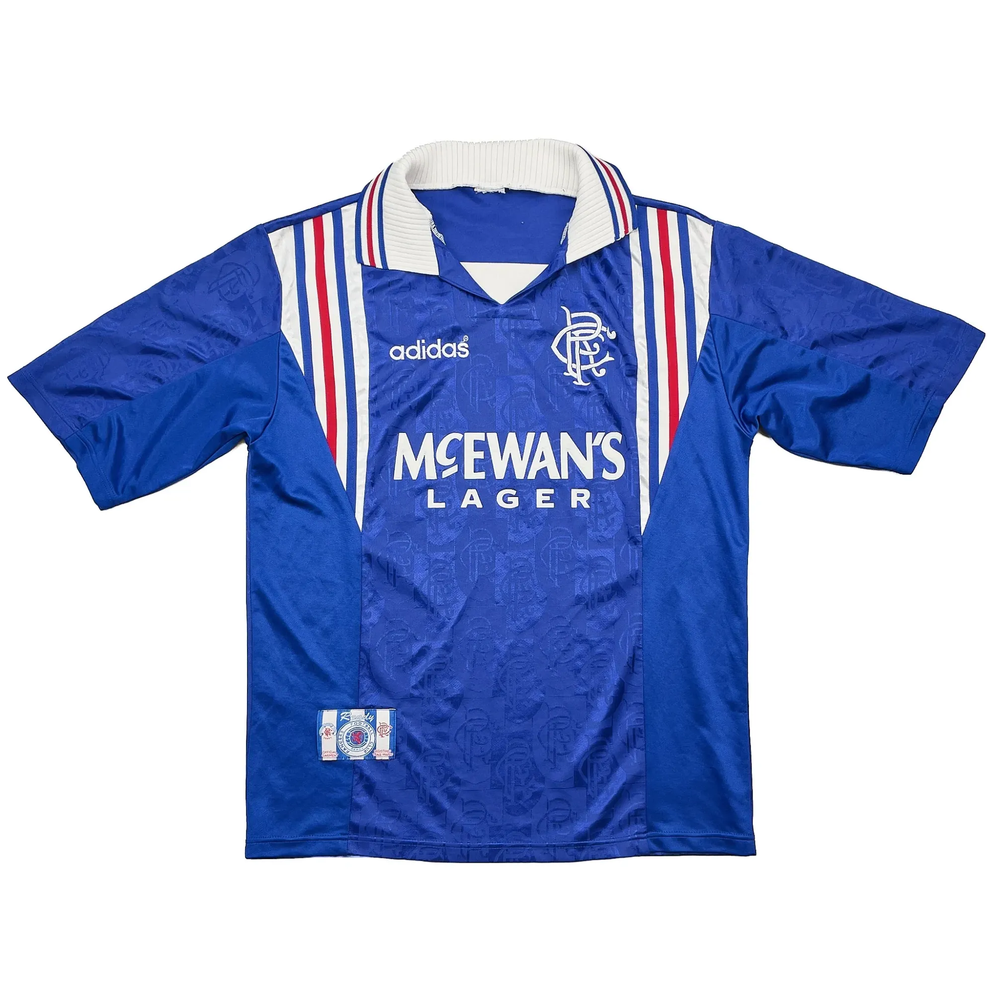 1996/97 Rangers Home Shirt (S) Adidas | Cult Kits