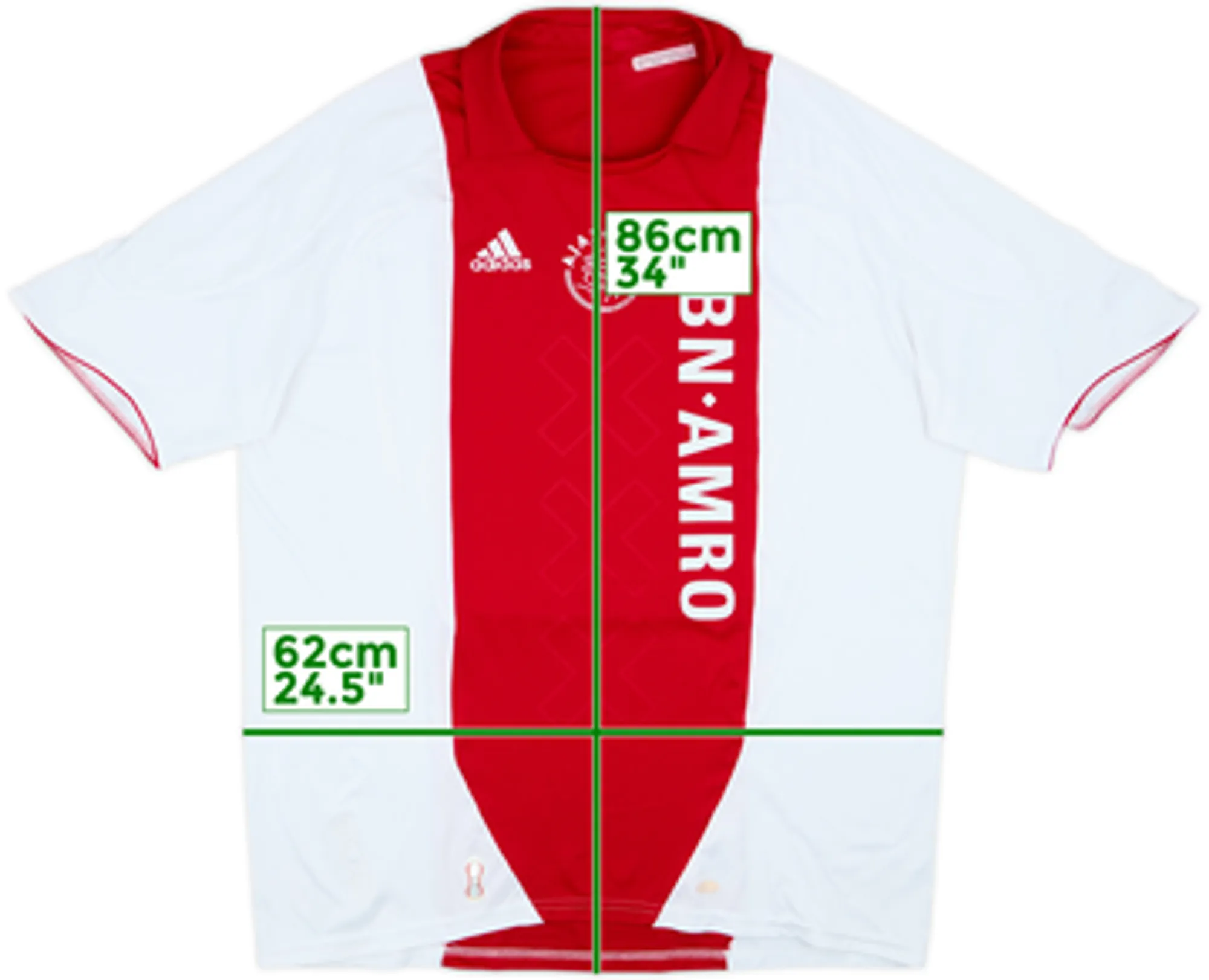 2007-08 Ajax Home Shirt - 6/10 - (XXL)