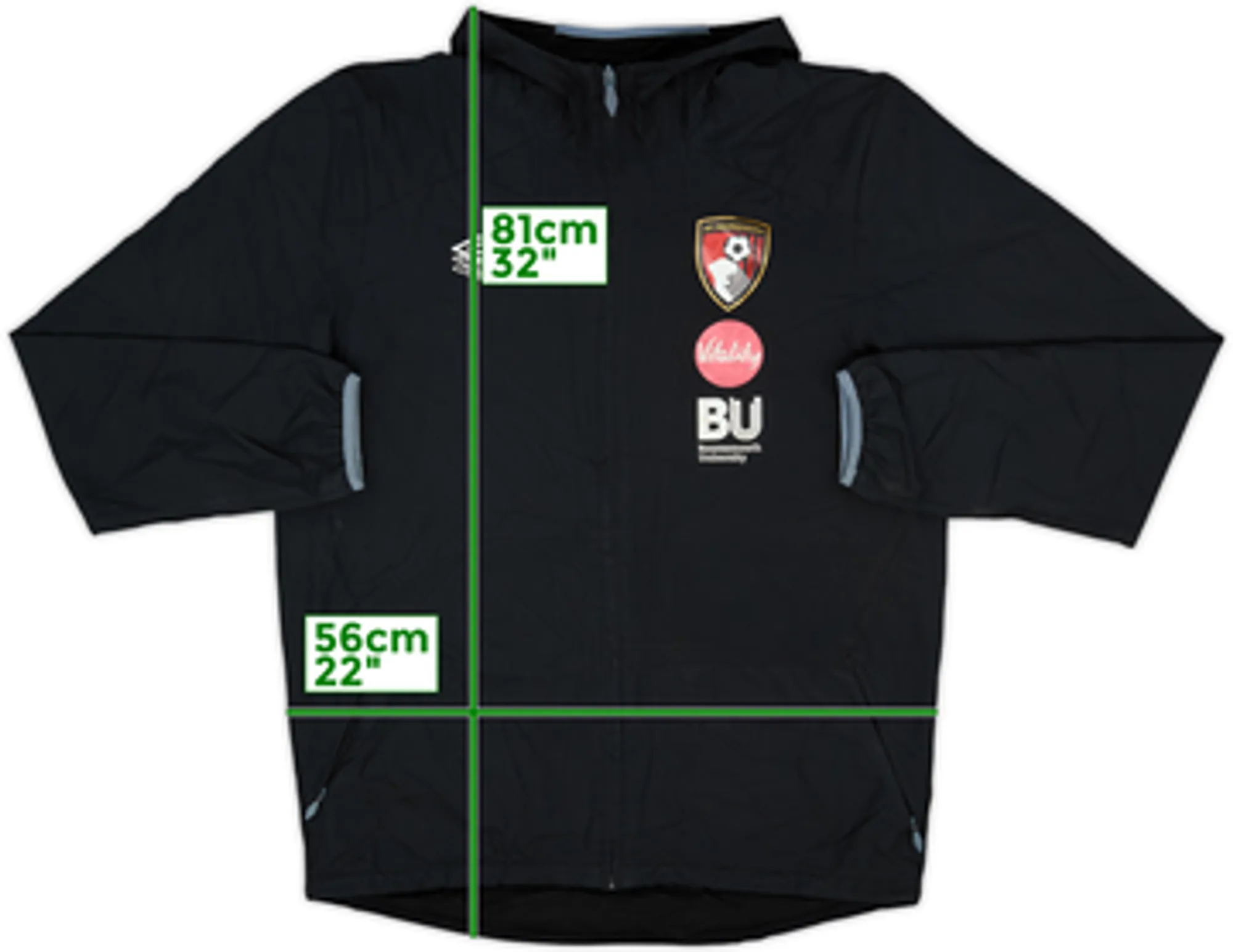 2020-21 Bournemouth Umbro Hooded Track Jacket - 7/10 - (L)