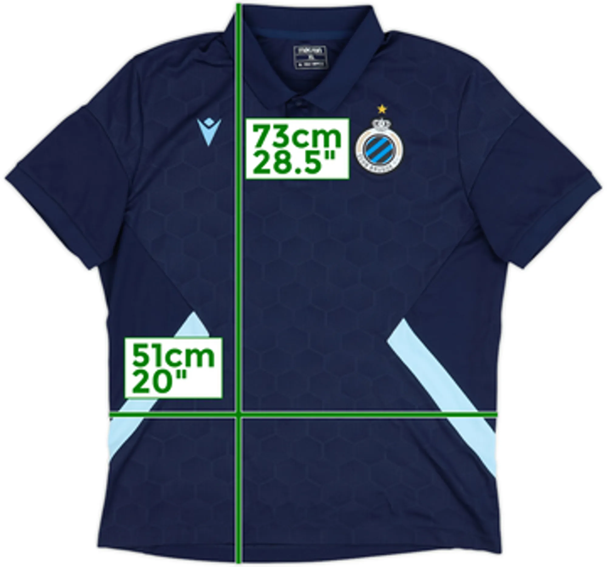 2022-23 Club Brugge Macron Polo Shirt - 9/10 - (XL)