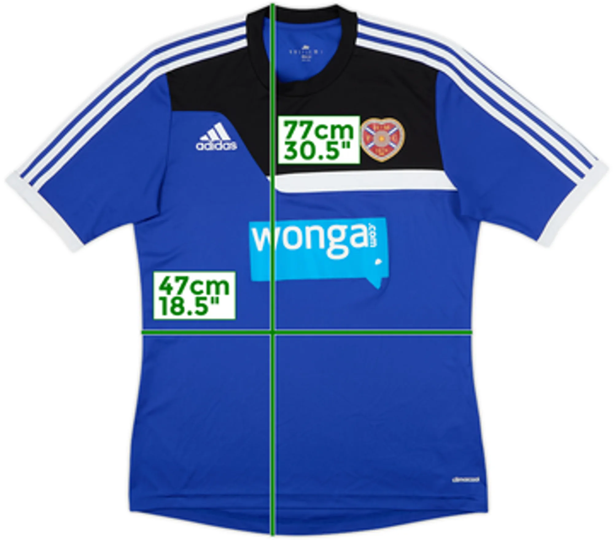 2013-14 Hearts adidas Training Shirt - 7/10 - (M)