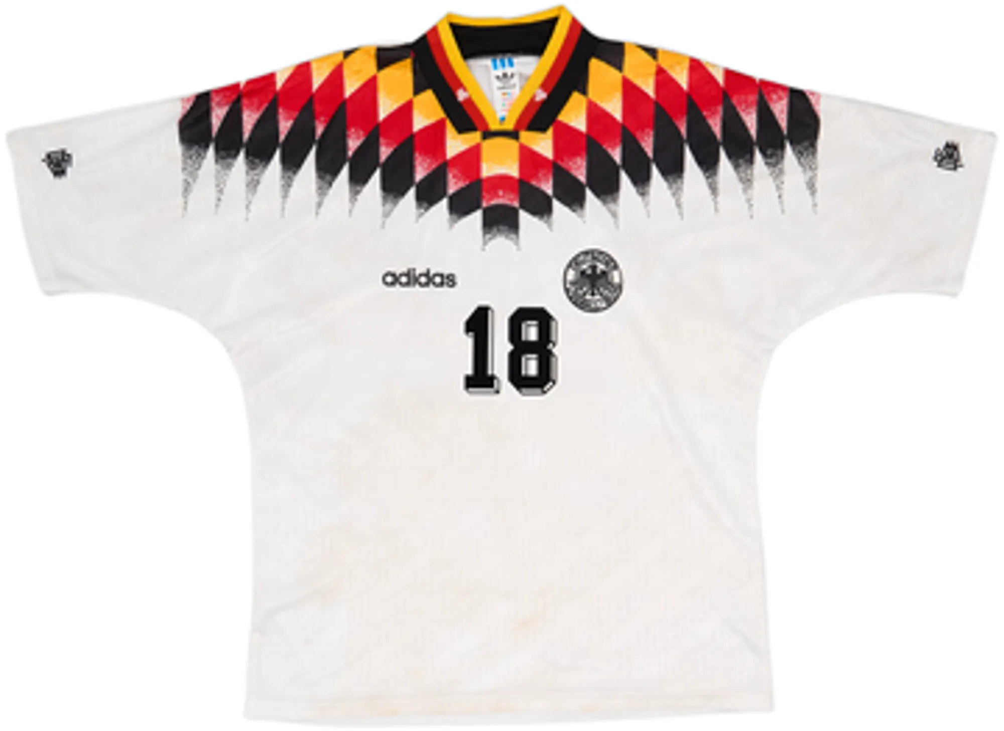 1994-96 Germany Home Shirt Klinsmann #18 - 6/10 - (XL)