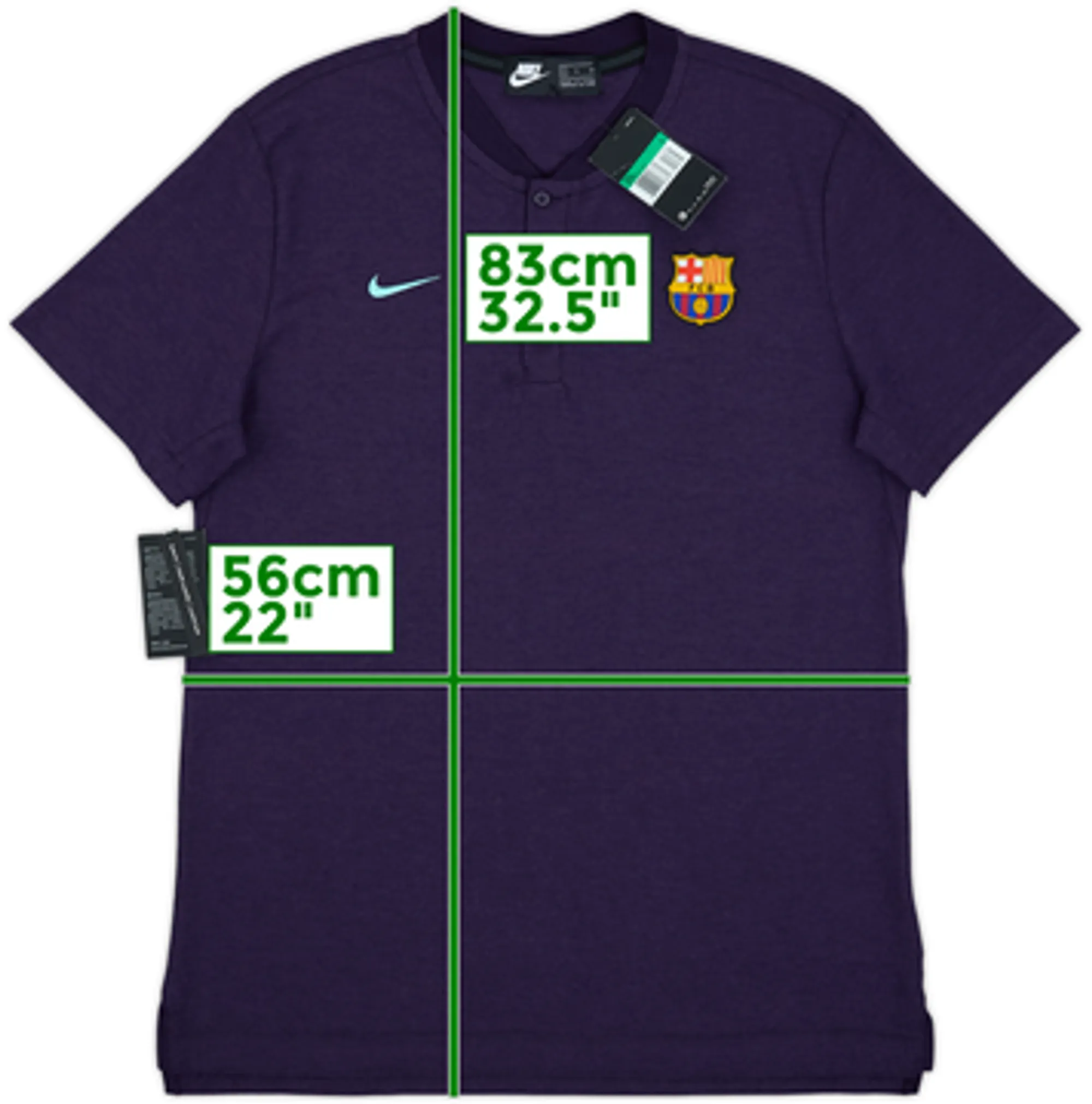 2018-19 Barcelona Nike Polo Shirt (XL)