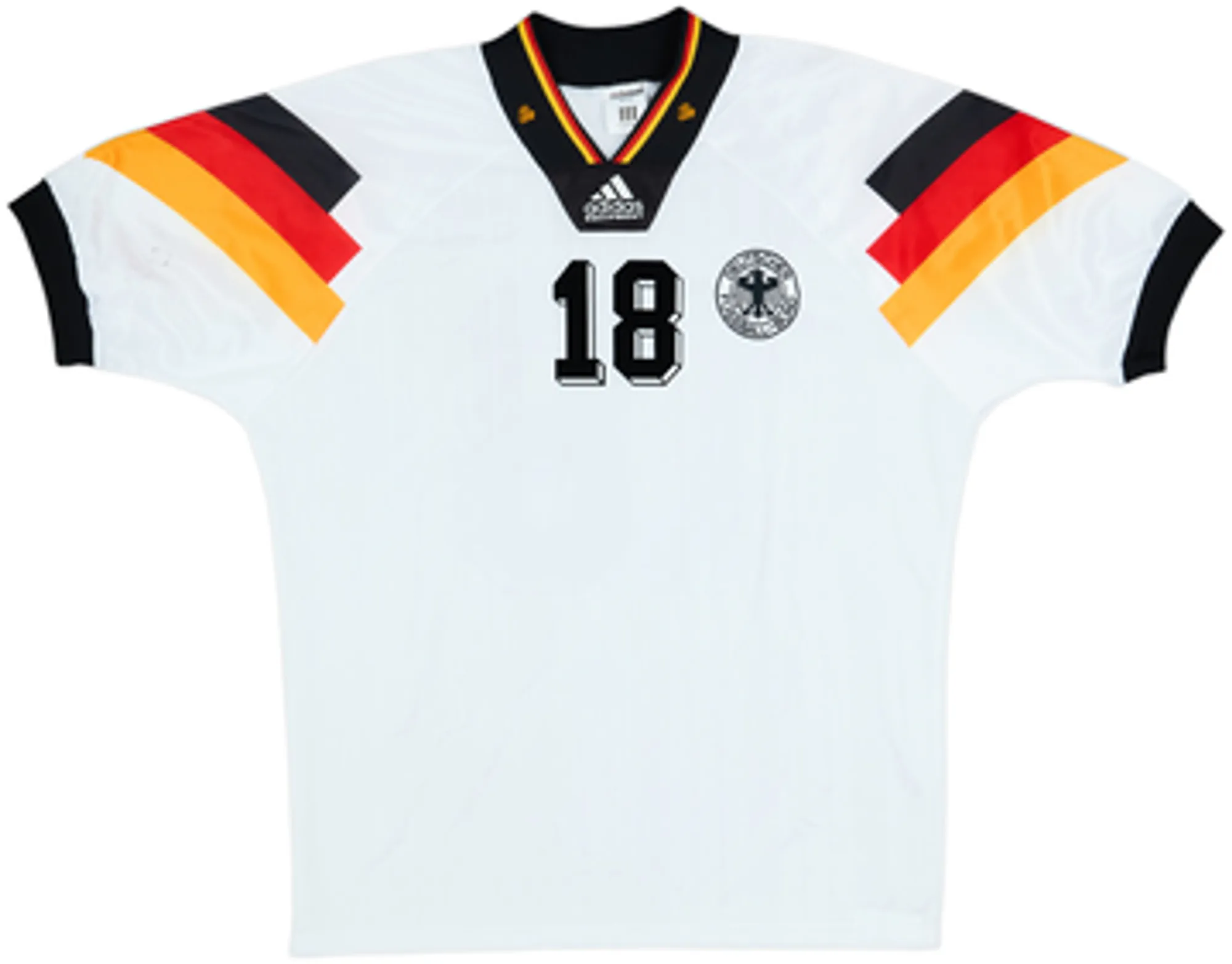 1992-94 Germany Home Shirt Klinsmann #18 - 6/10 - (L/XL)