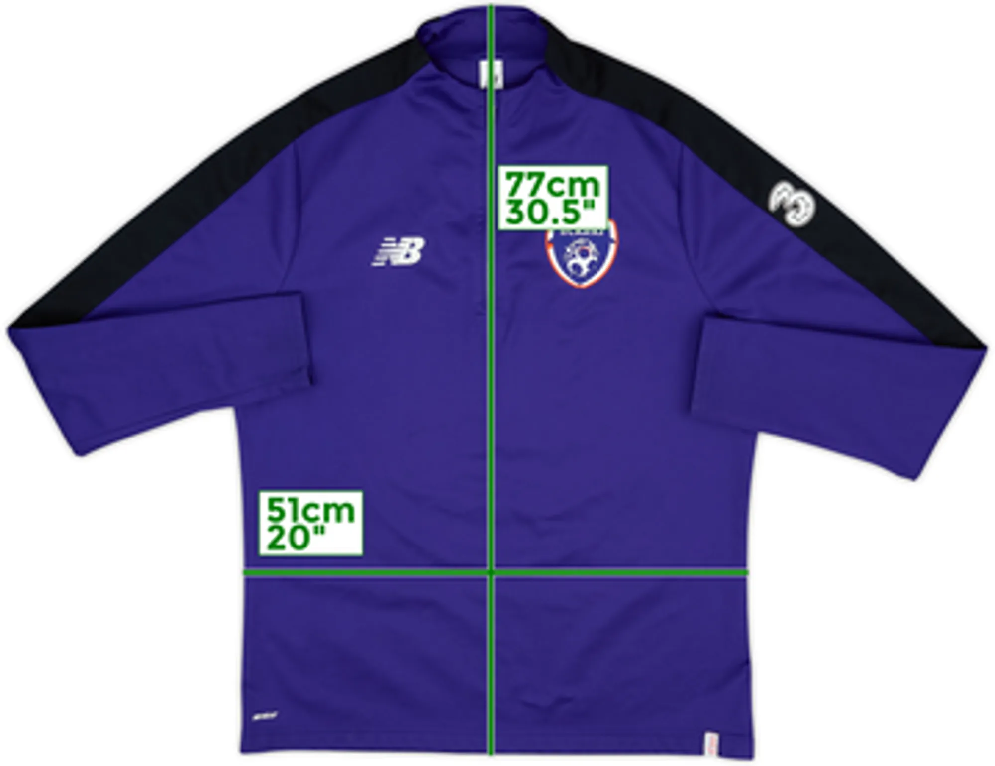 2019-20 Ireland New Balance 1/4 Zip Drill Top - 5/10 - (L)