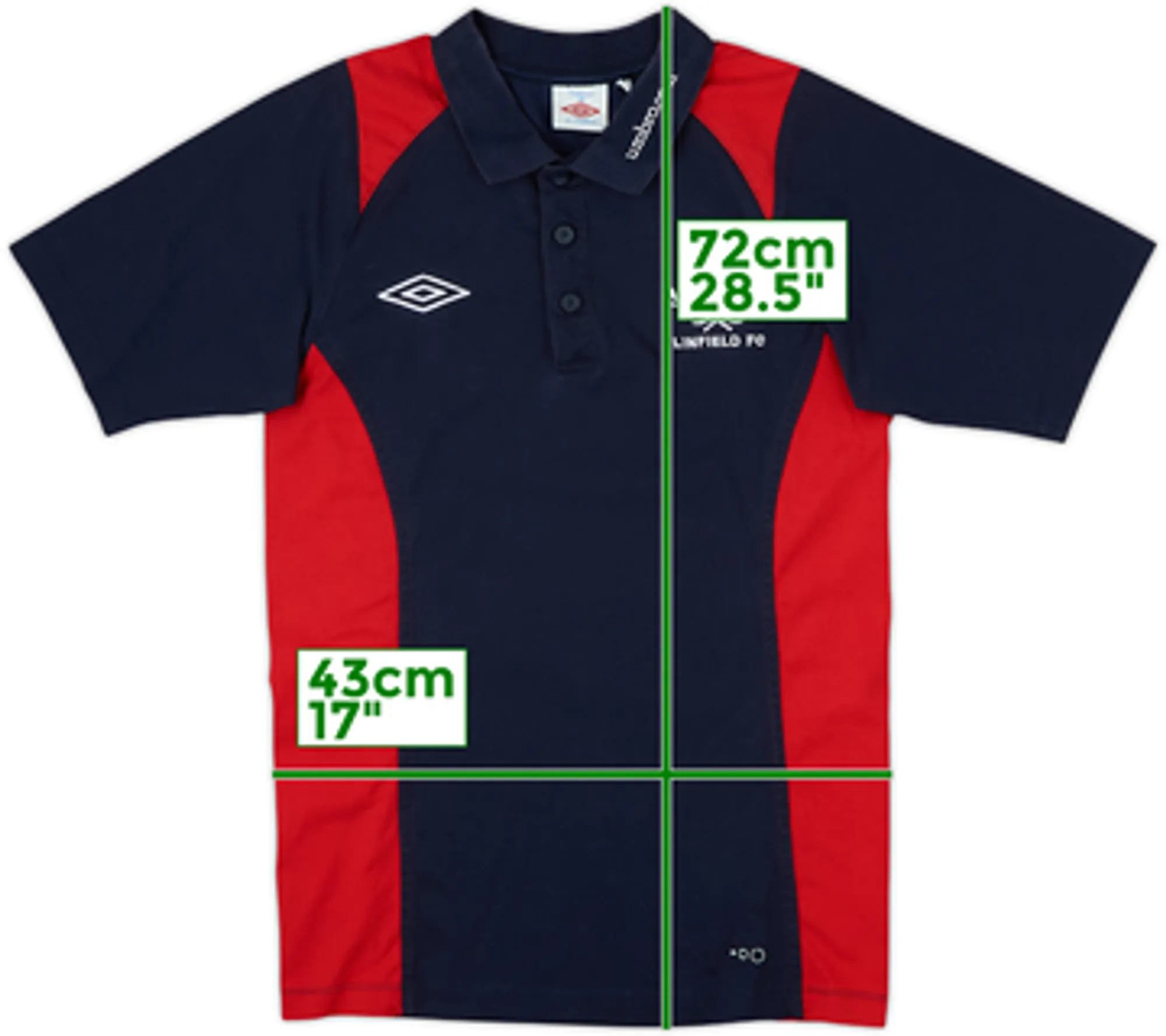 2010-11 Linfield Umbro Polo Shirt - 8/10 - (S)