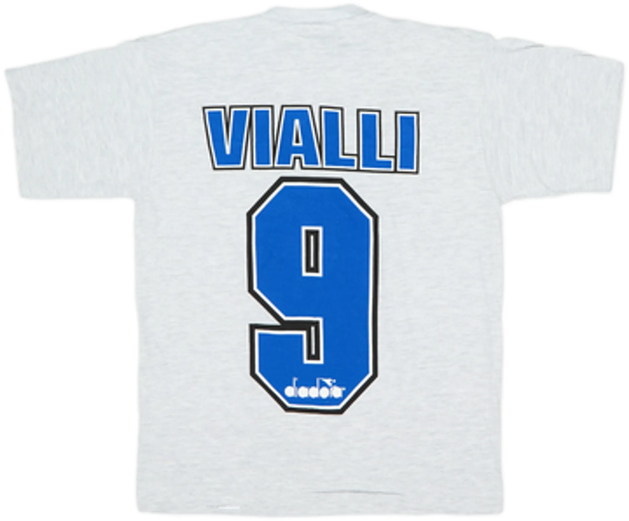 1996 Diadora 'Gianluca Vialli' Graphic Tee Vialli #9 (XL.Boys)