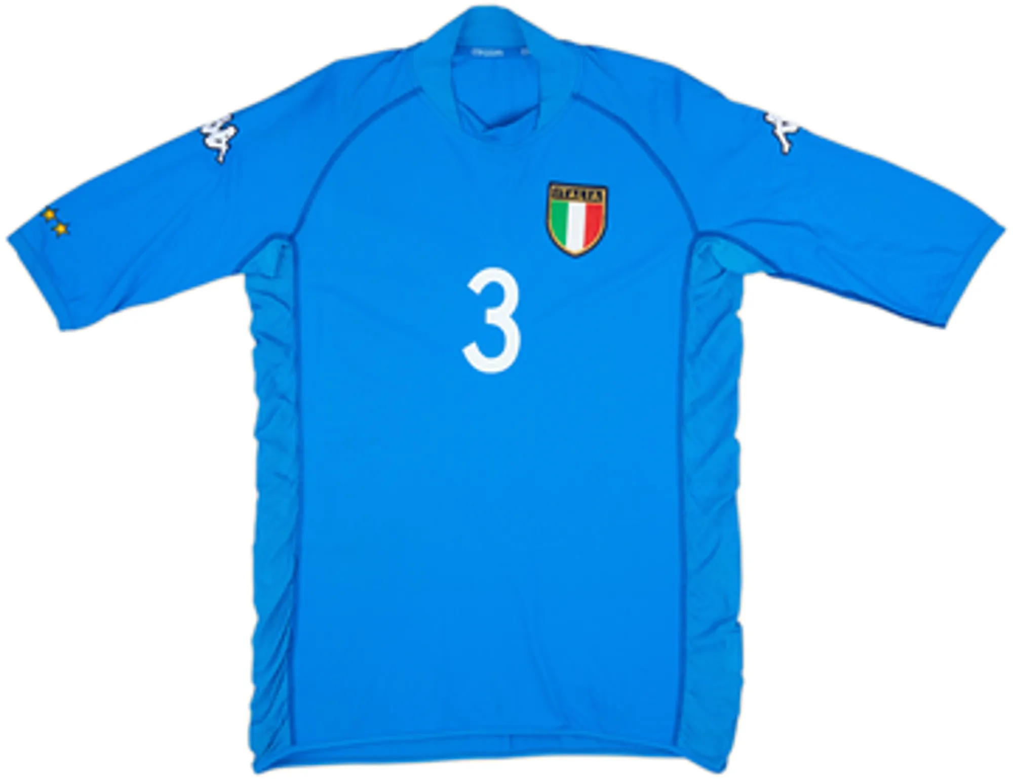 2002 Italy Home Shirt Maldini #3 - 6/10 - (L)