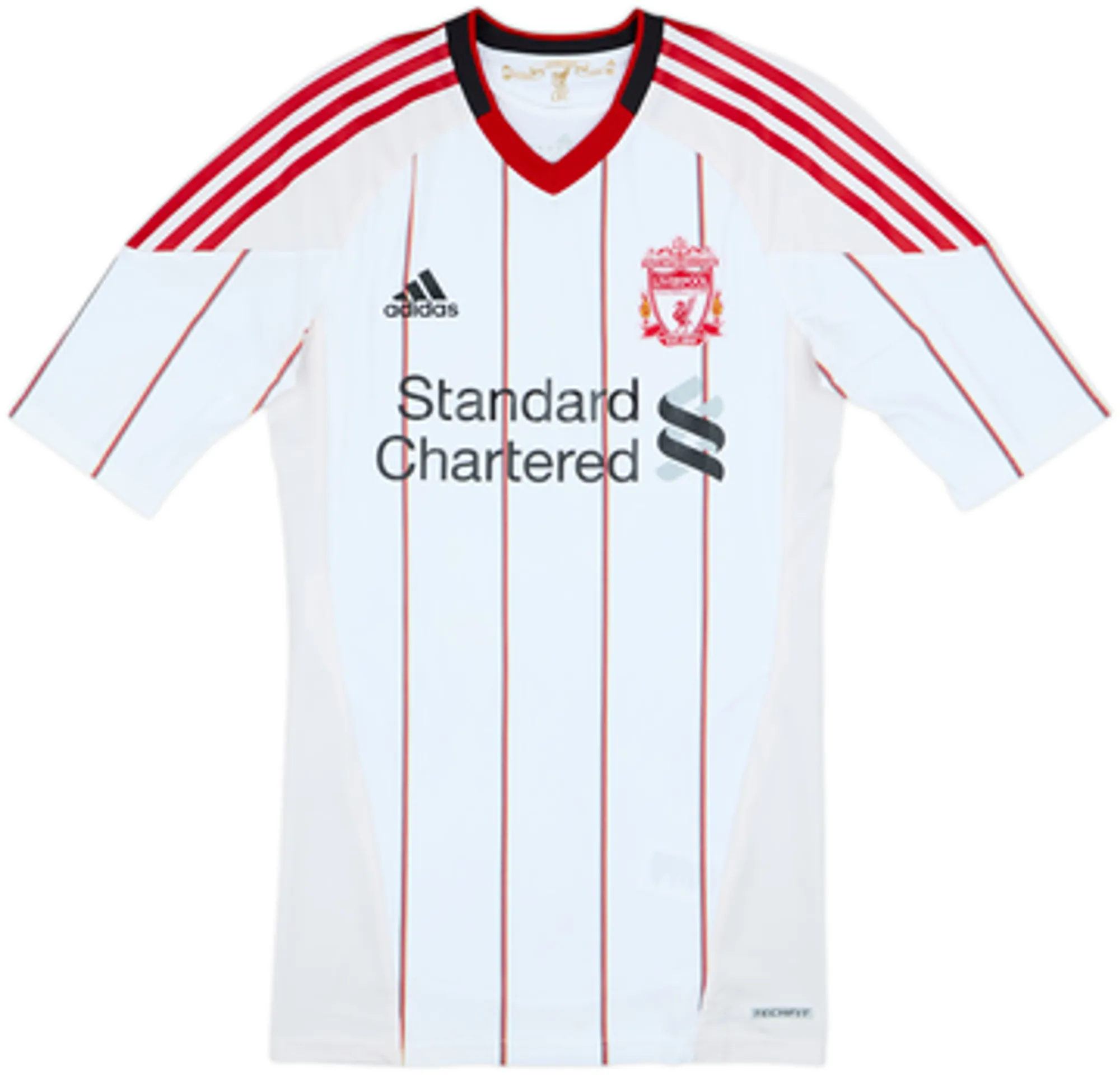 2010-11 Liverpool Player Issue Techfit Away Shirt Gerrard #8 - 6/10 - (M)