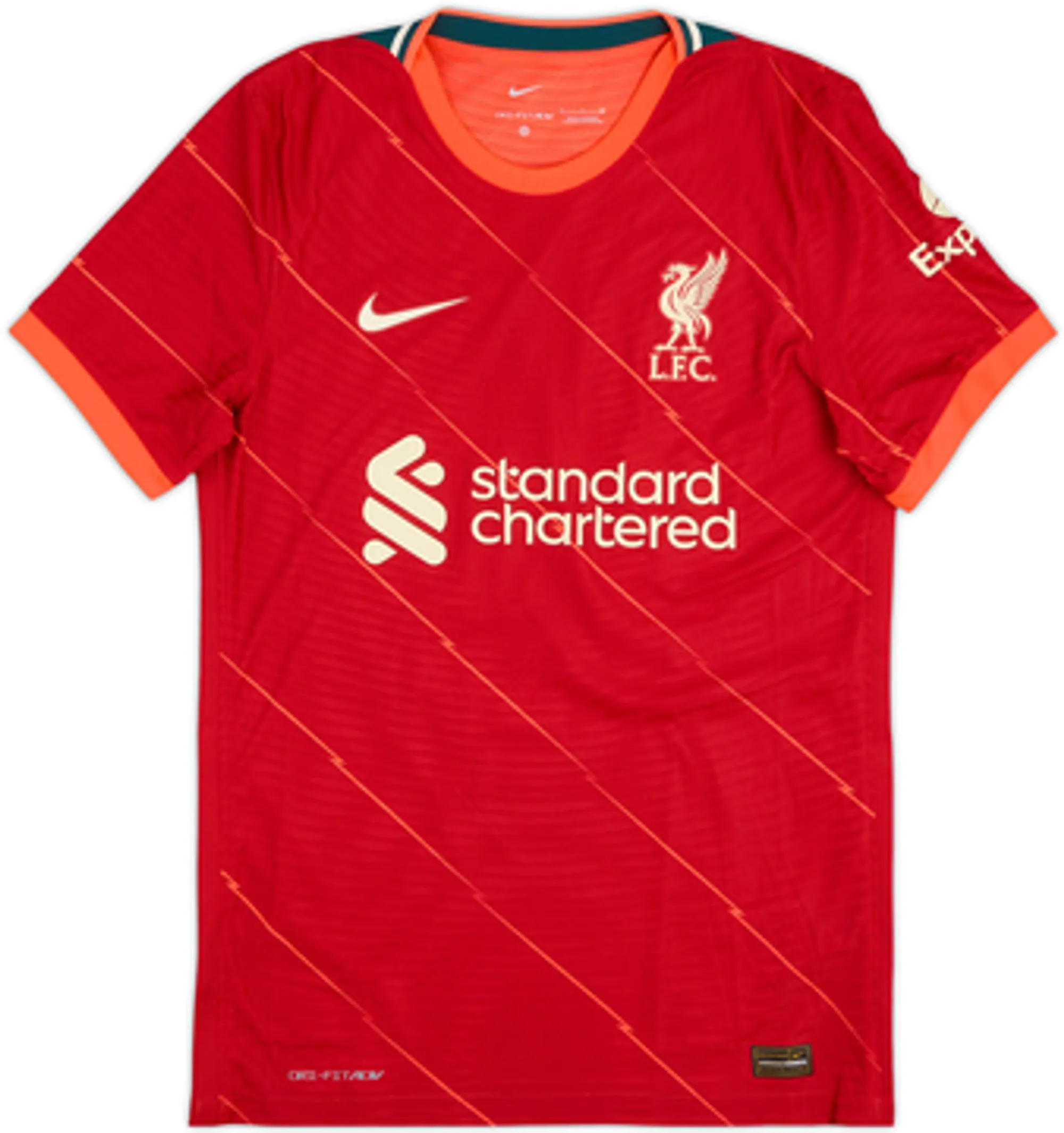 2021-22 Liverpool Authentic Home Shirt M. Salah #11 - 9/10 - (S)