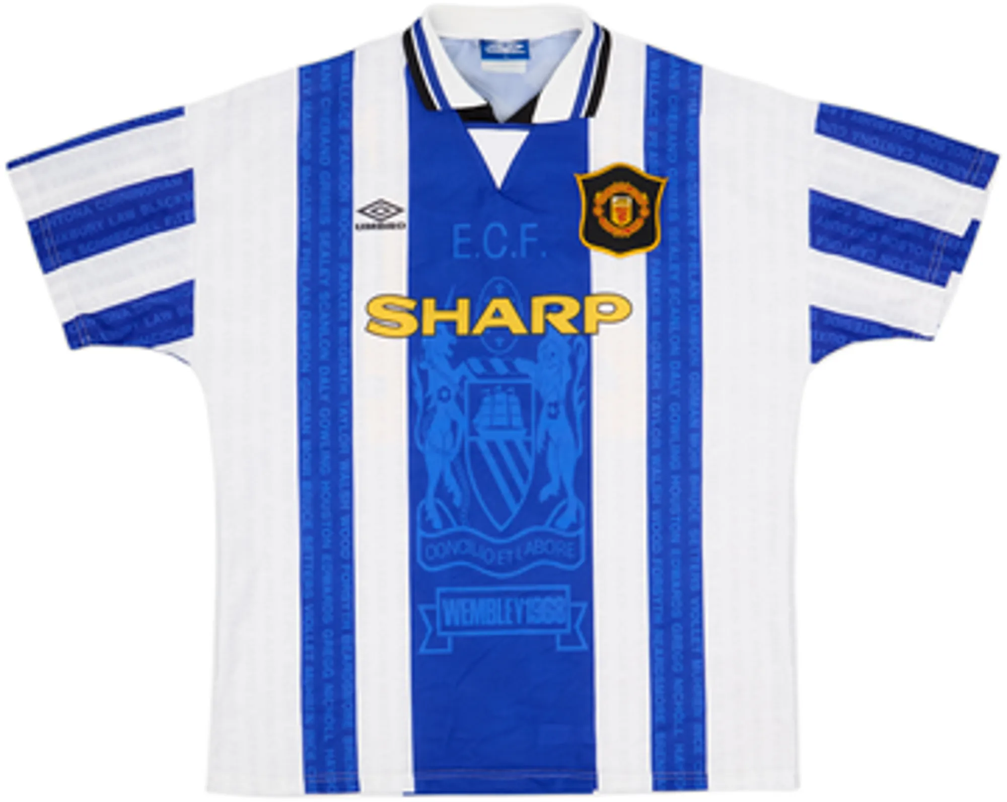 1994-96 Manchester United Third Shirt Beckham #24 - 6/10 - (L)