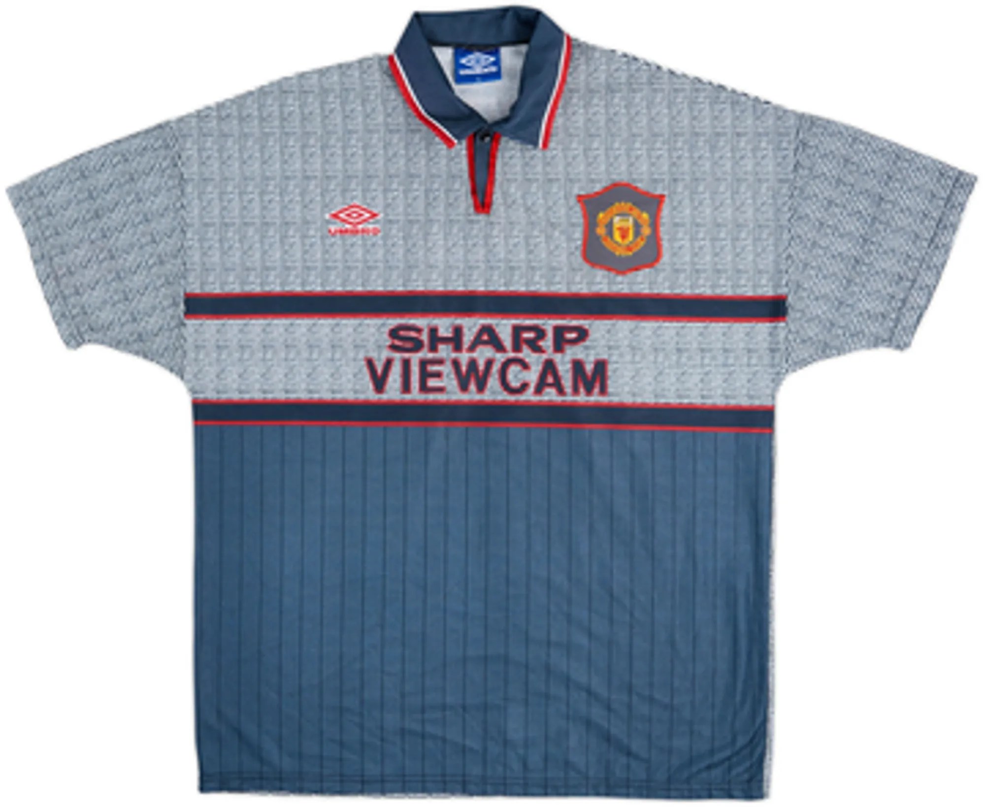 1995-96 Manchester United Away Shirt Beckham #24 - 9/10 - (XL)
