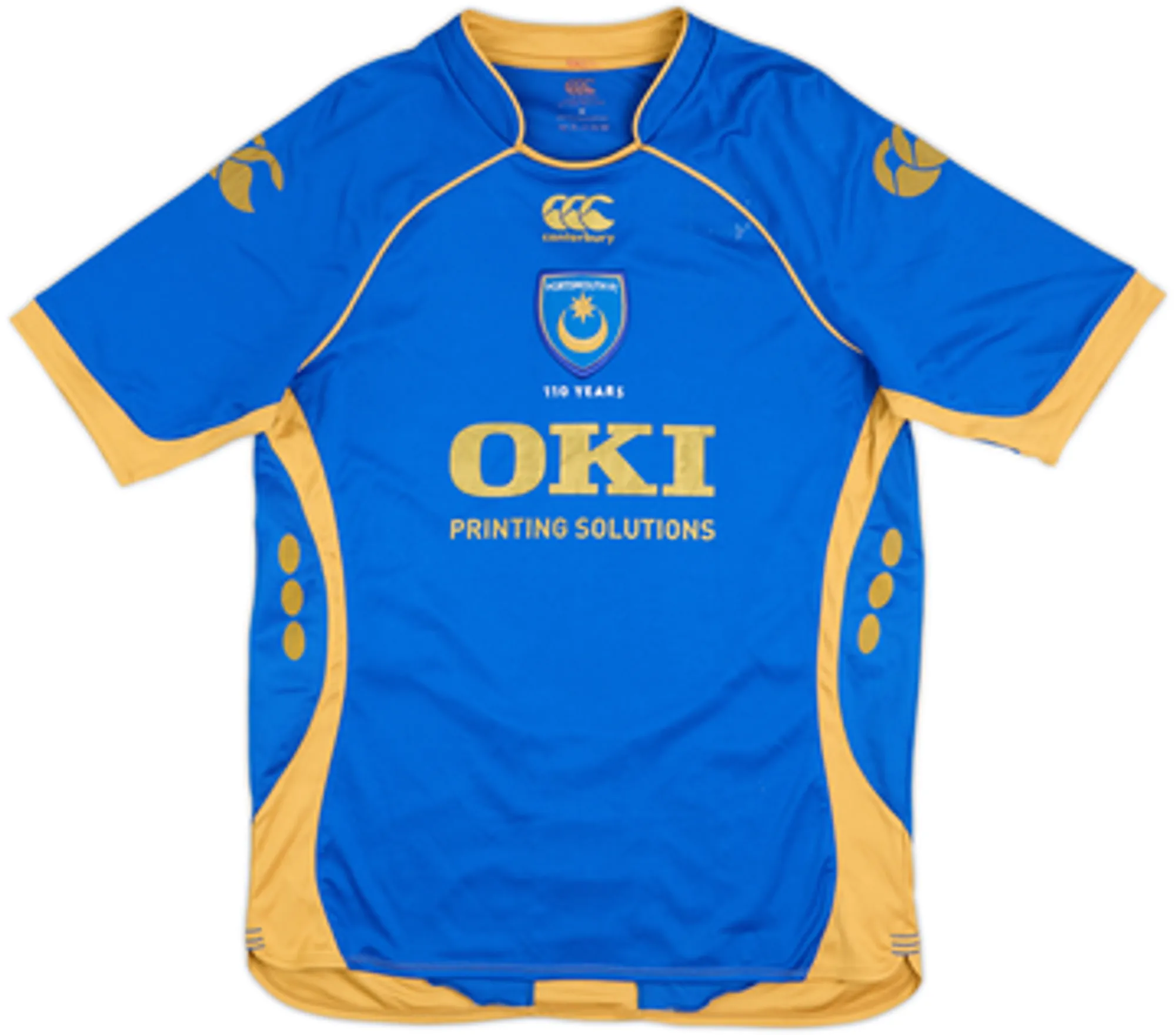 2008-09 Portsmouth Home Shirt Kanu #27 - 6/10 - (M)