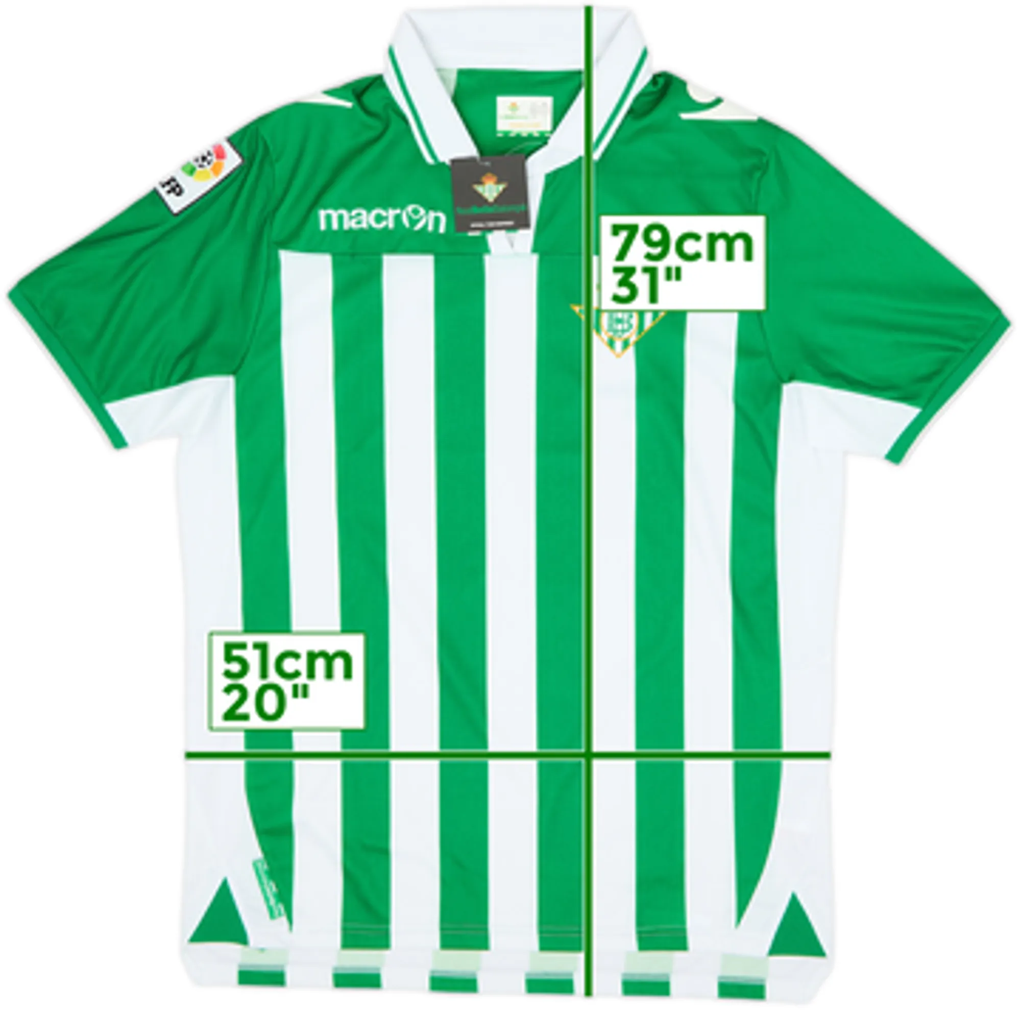 2012-13 Real Betis Home Shirt (S)