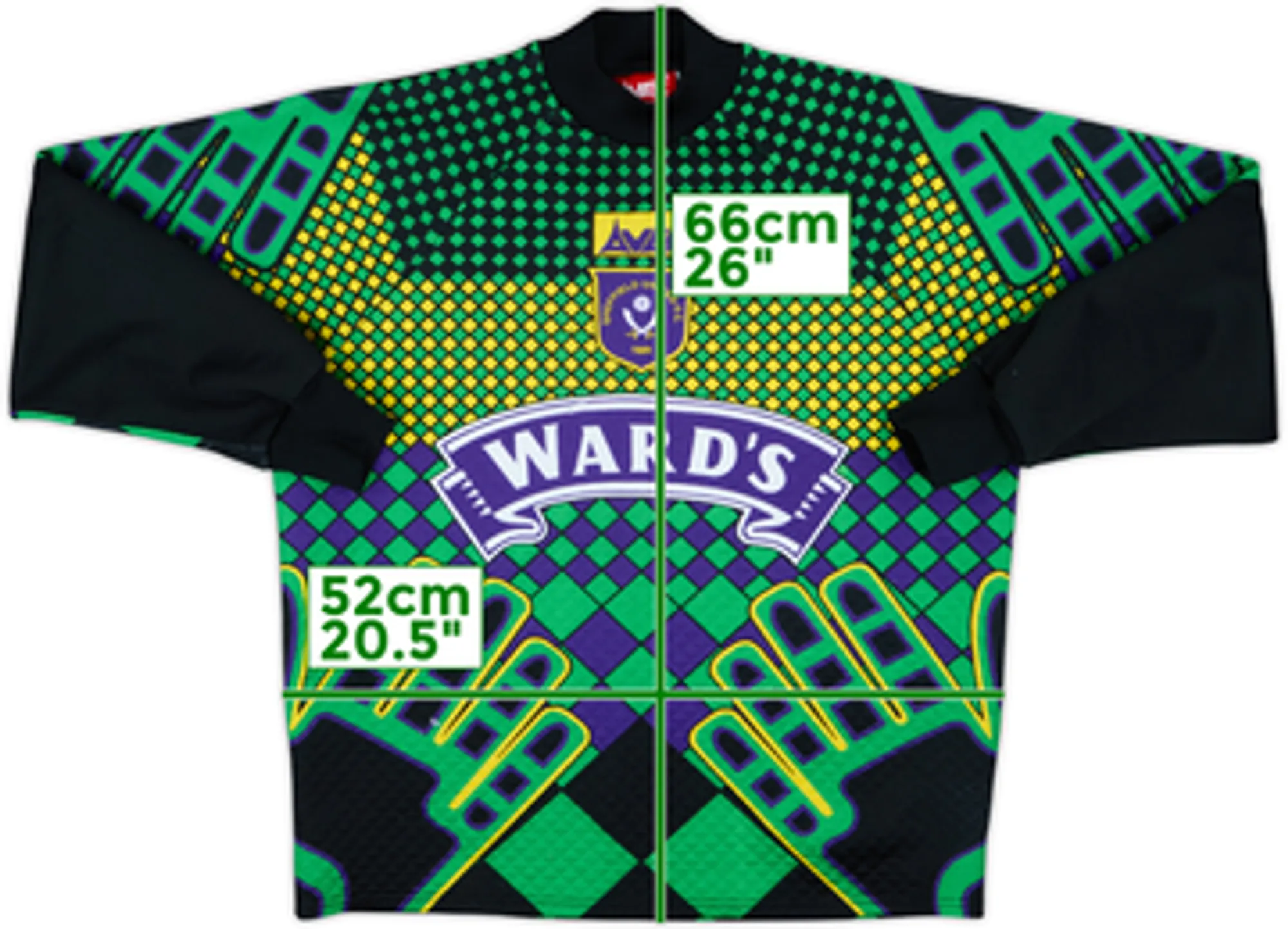 1996-97 Sheffield United GK Shirt - 8/10 - (S)