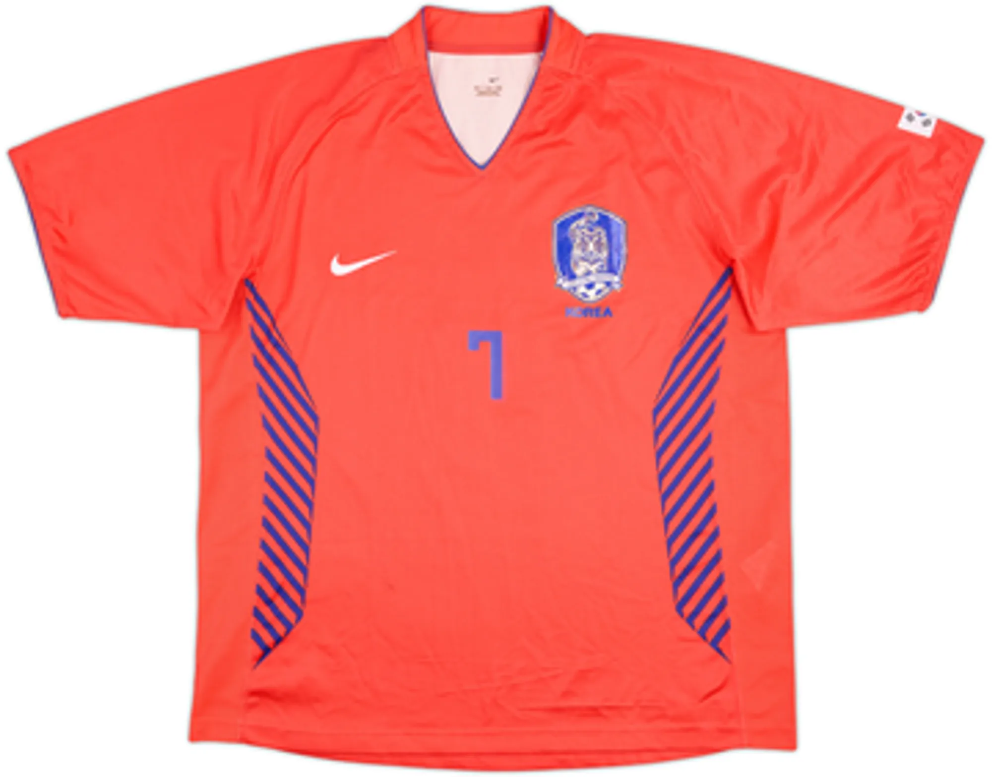 2006-08 South Korea Home Shirt Ji Sung #7 - 6/10 - (XL)