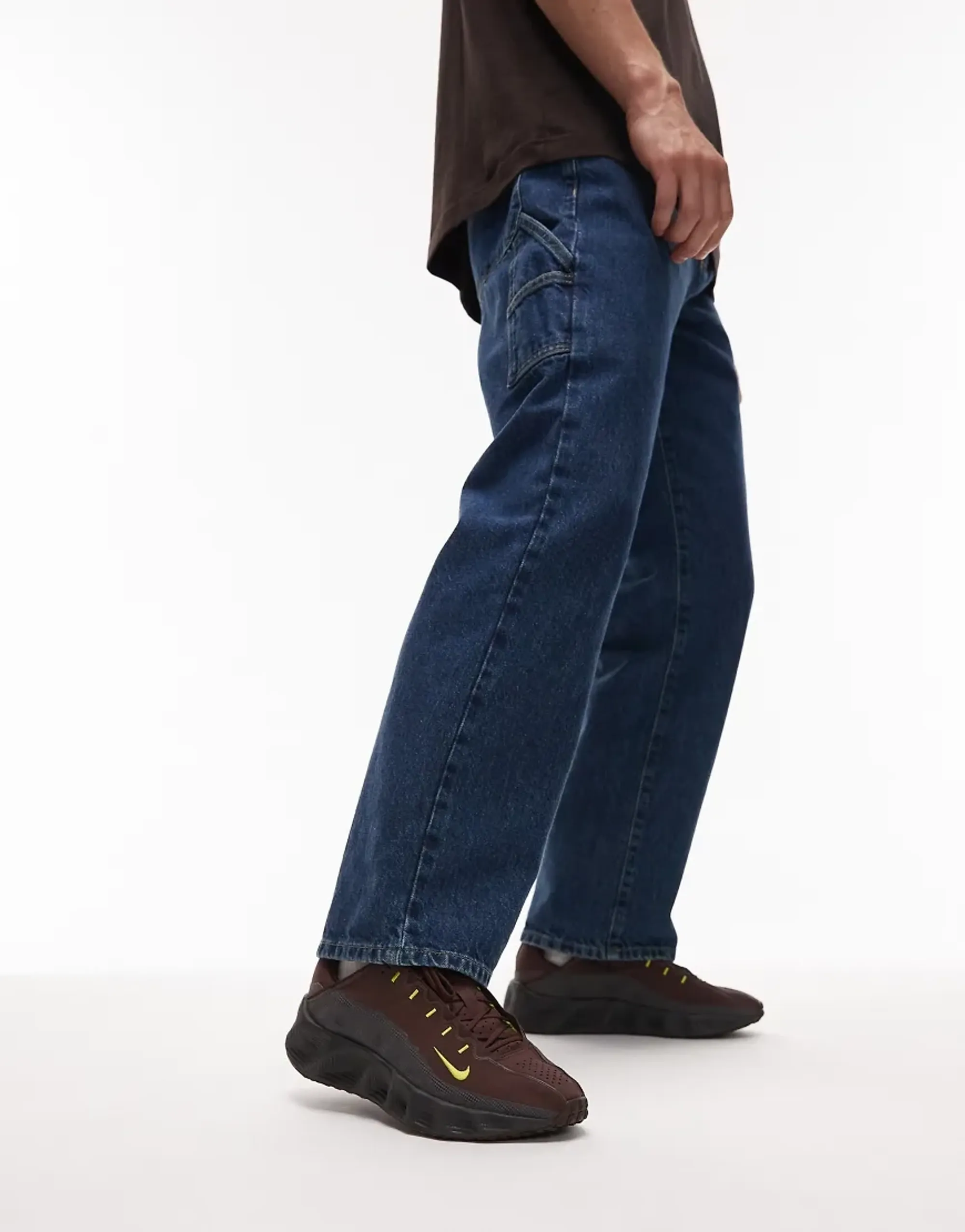 Nike Ava Rover Trainers In Dark Burgundy And Green-Red