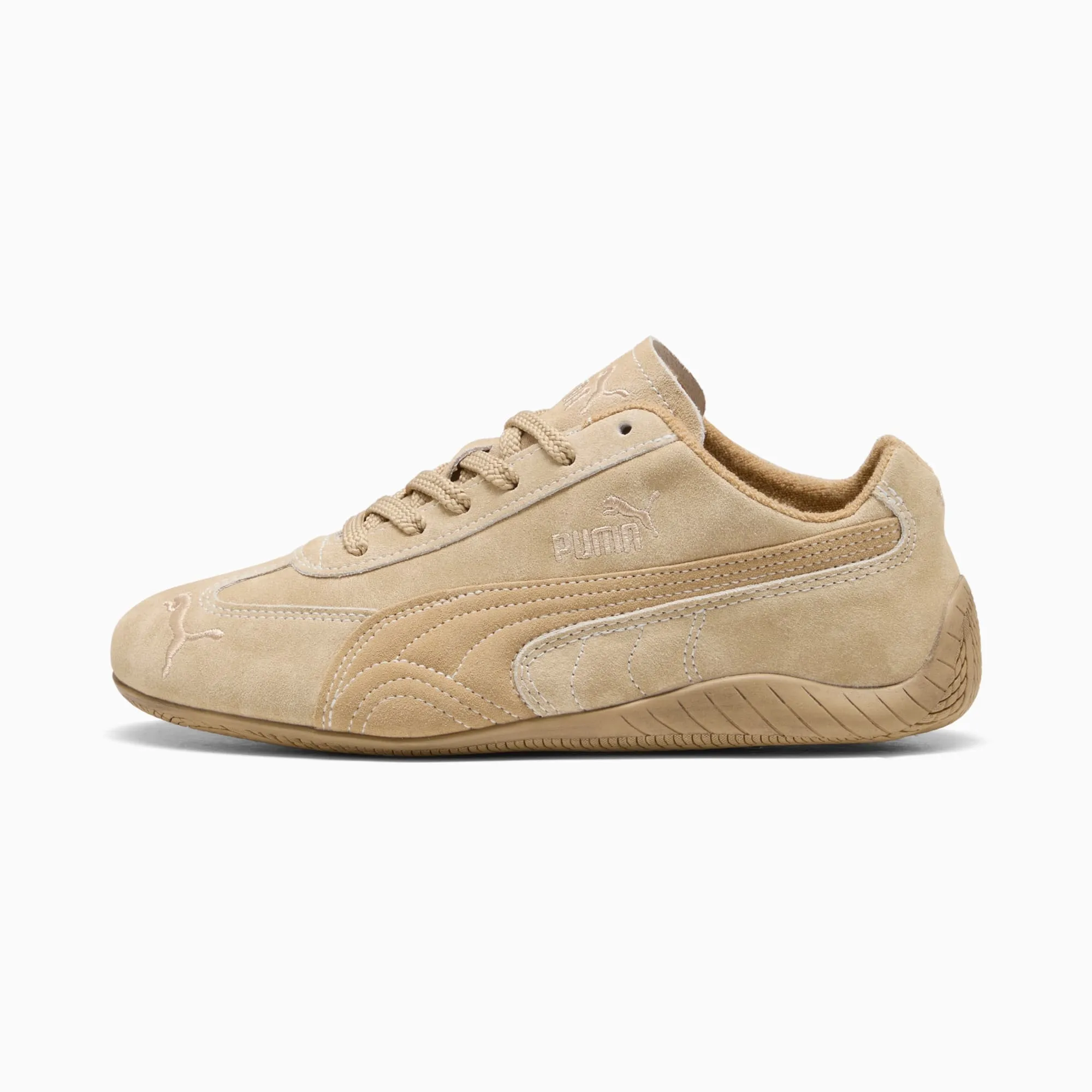 PUMA SpeedCat Mat Play Sneakers Unisex, Sand Dune/Alpine Snow, size 10