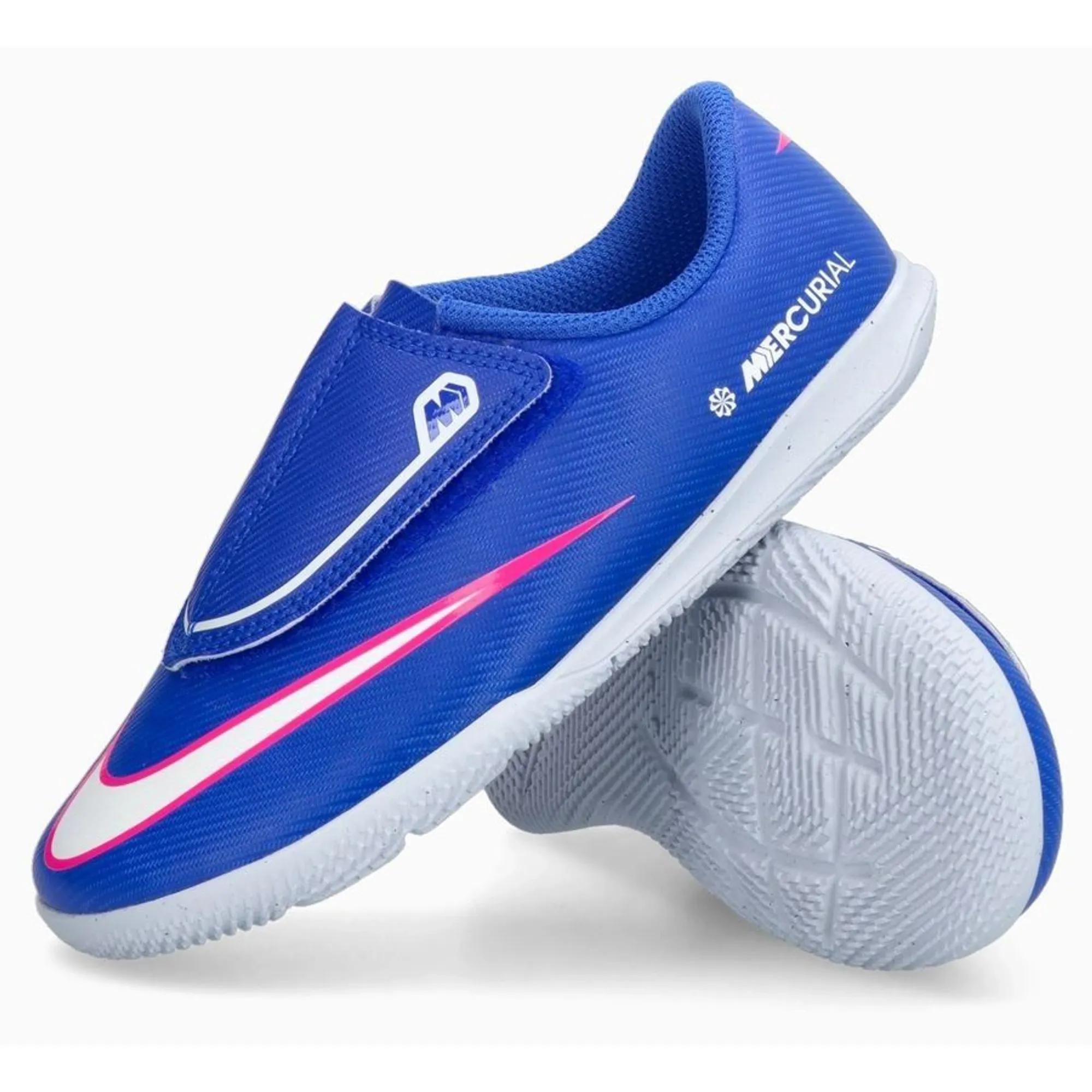 Nike Mercurial Vapor 16 Club Velcro Ic Attack - Racer Blue/White Kids - ['Blue']