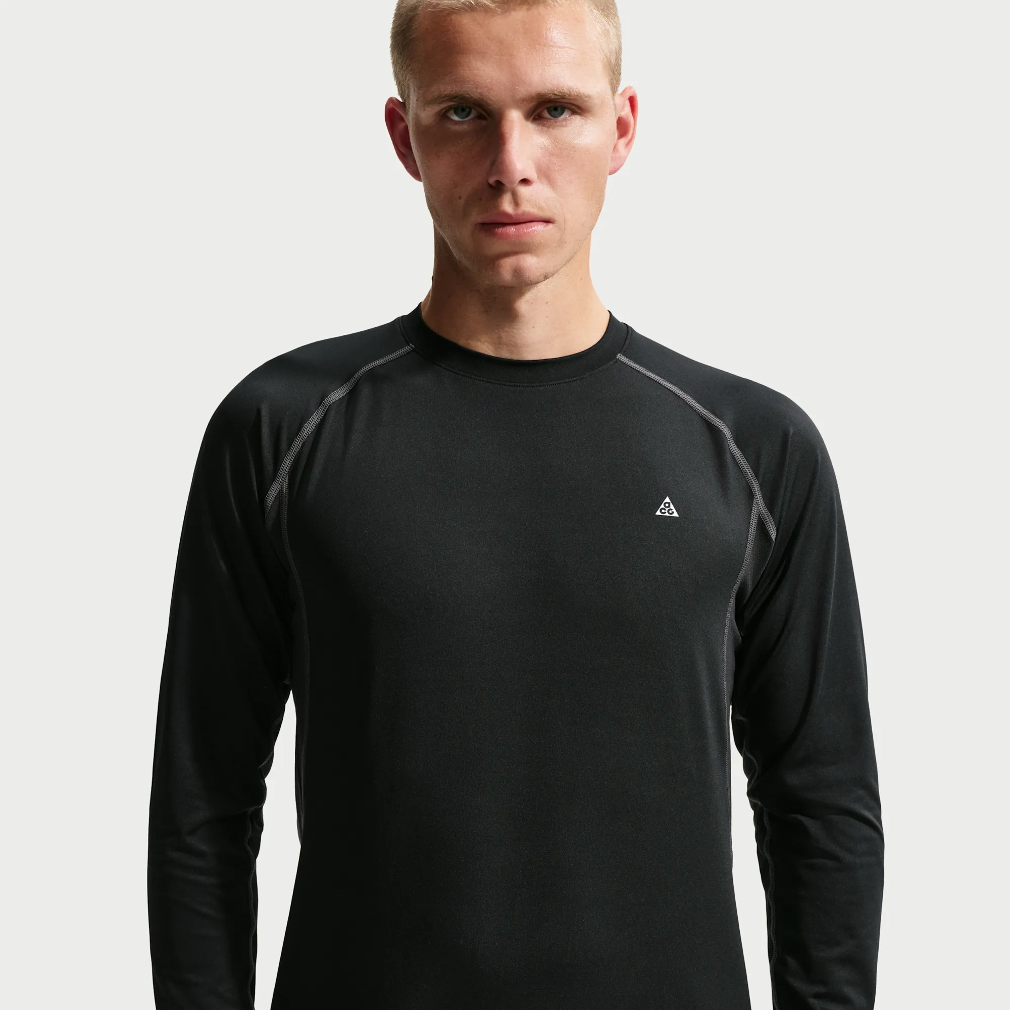 Nike ACG 'Wildsee' Men's Dri-FIT Long-Sleeve Base Layer - Black - Polyester/Elastane