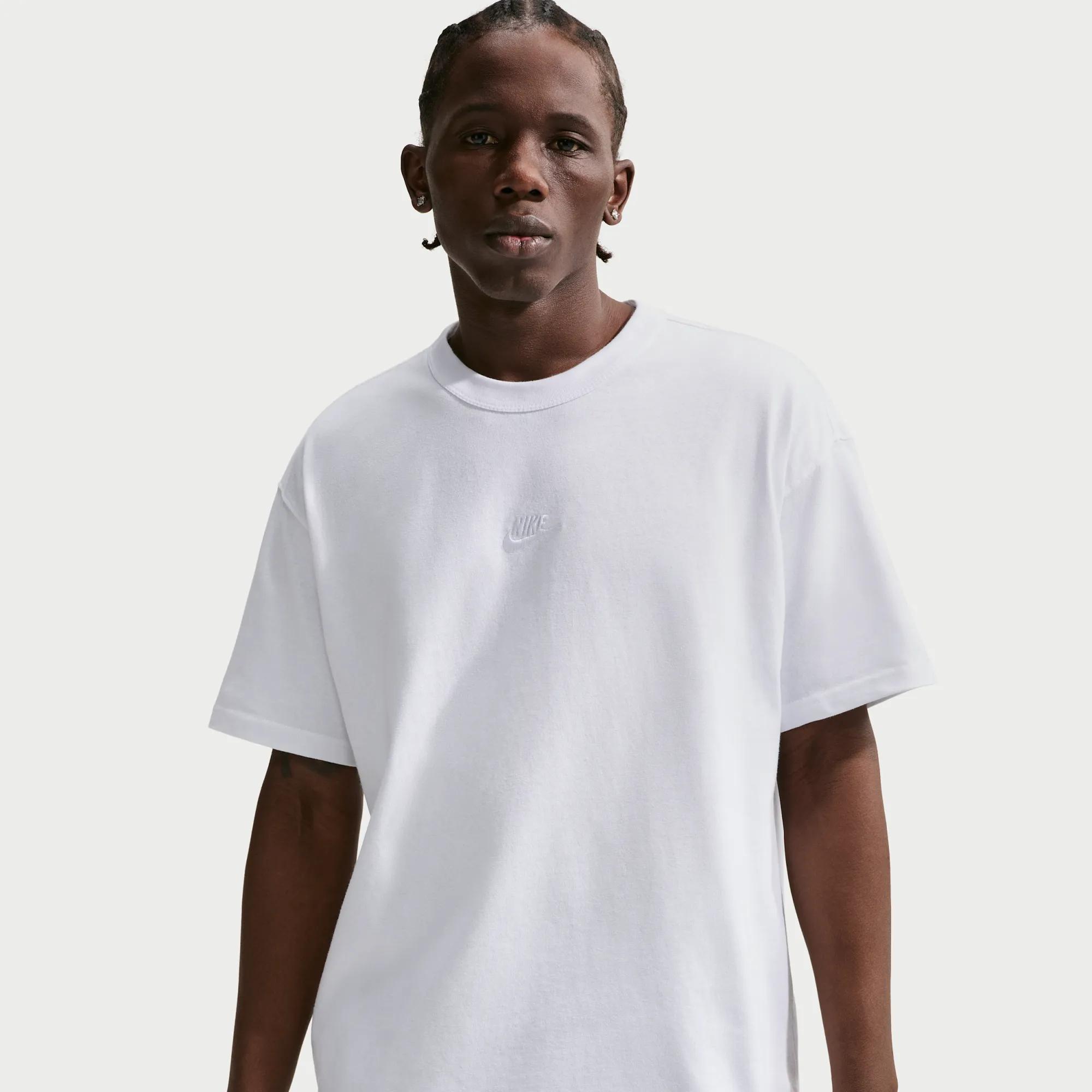 Nike Premium Essentials Men's T-Shirt - White - Cotton