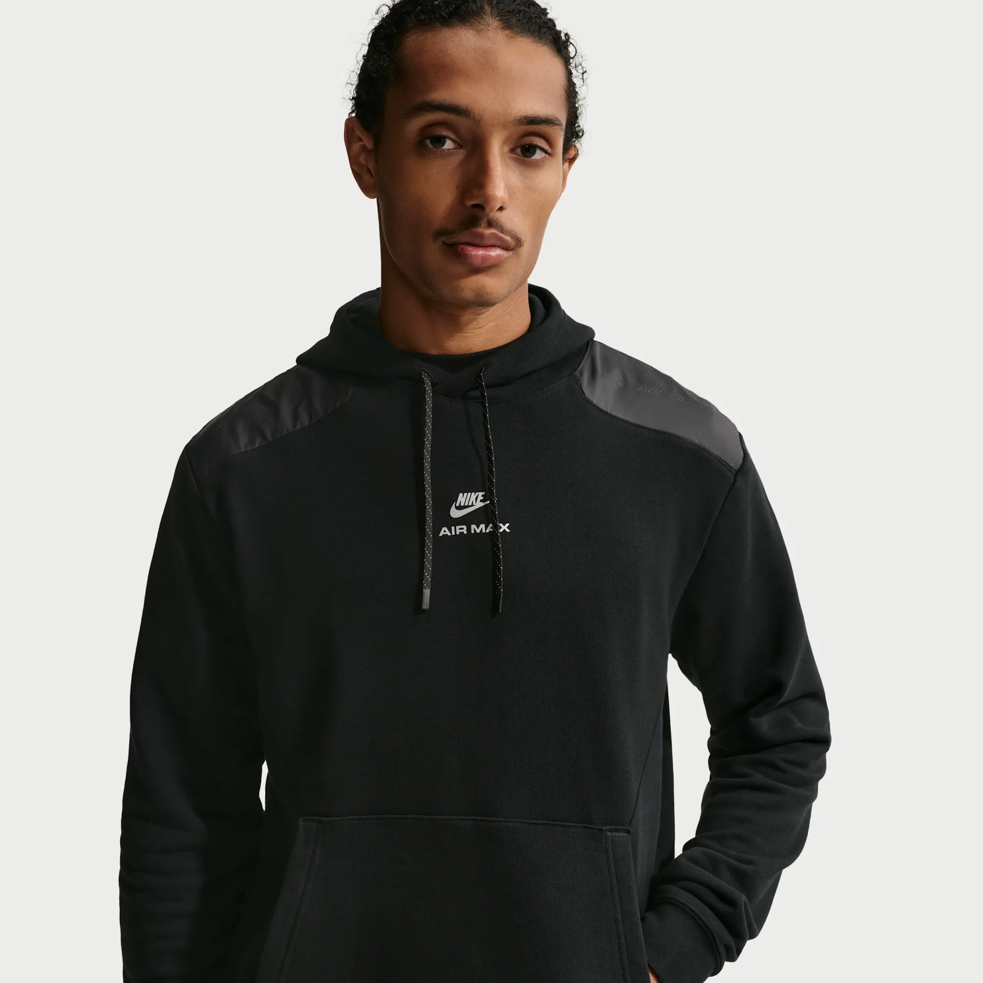 Nike Air Max Men's Fleece Hoodie - Black - Fleece