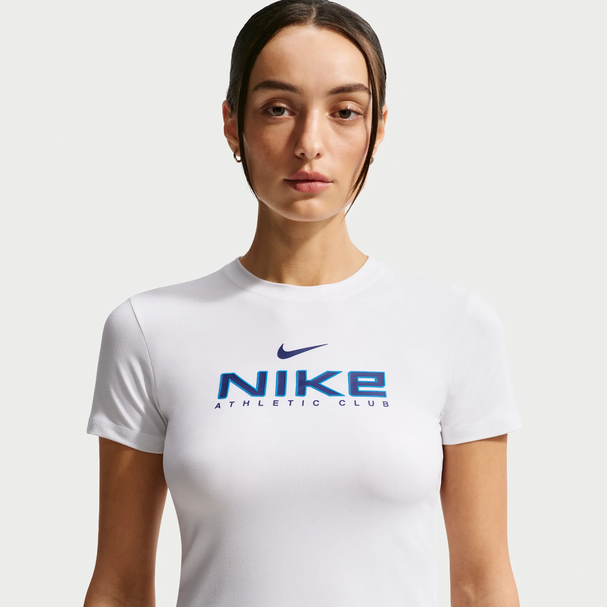 Nike Women's Short-sleeve T-shirt - White - Polyester/Elastane