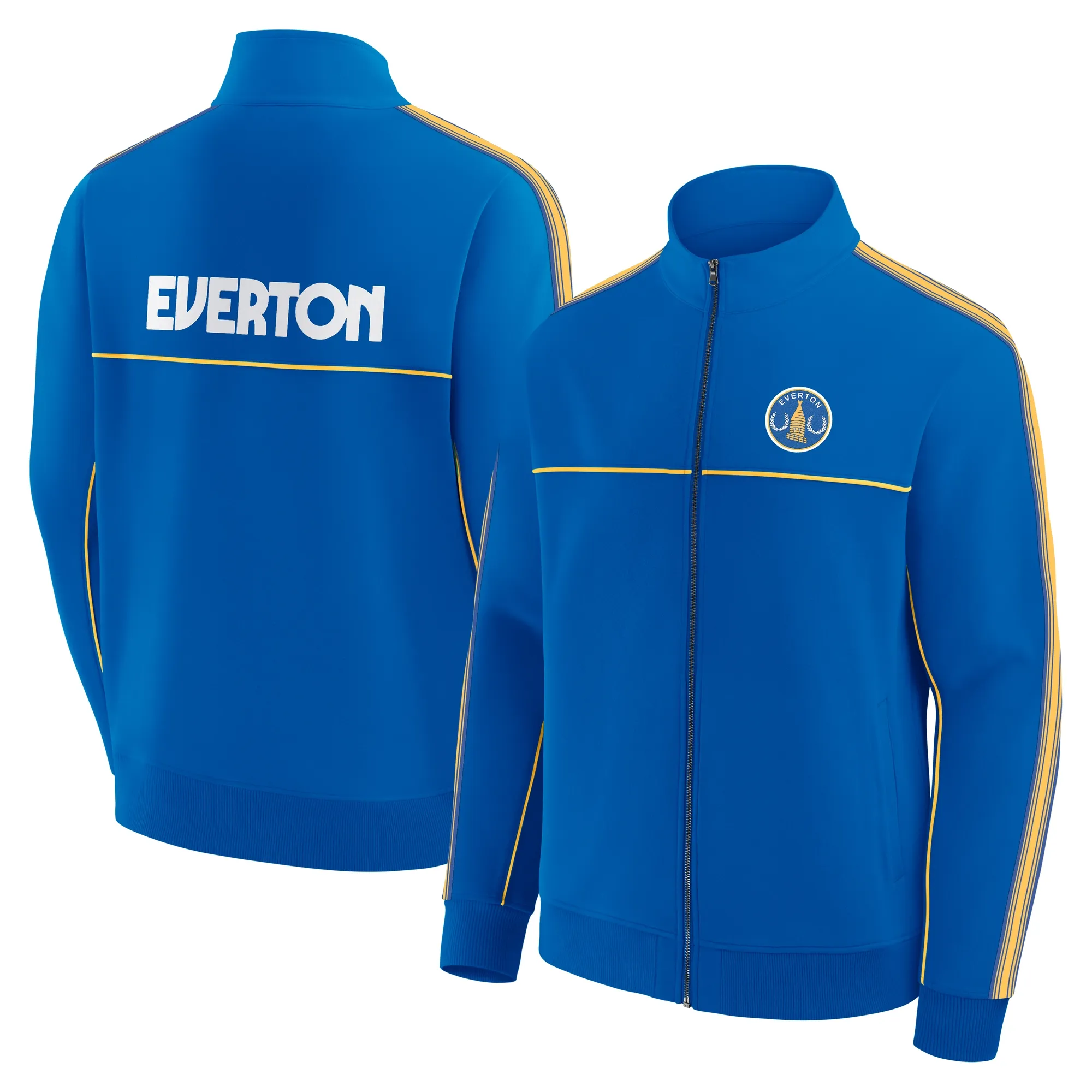 Everton Retro Track Jacket - True Blue - Mens