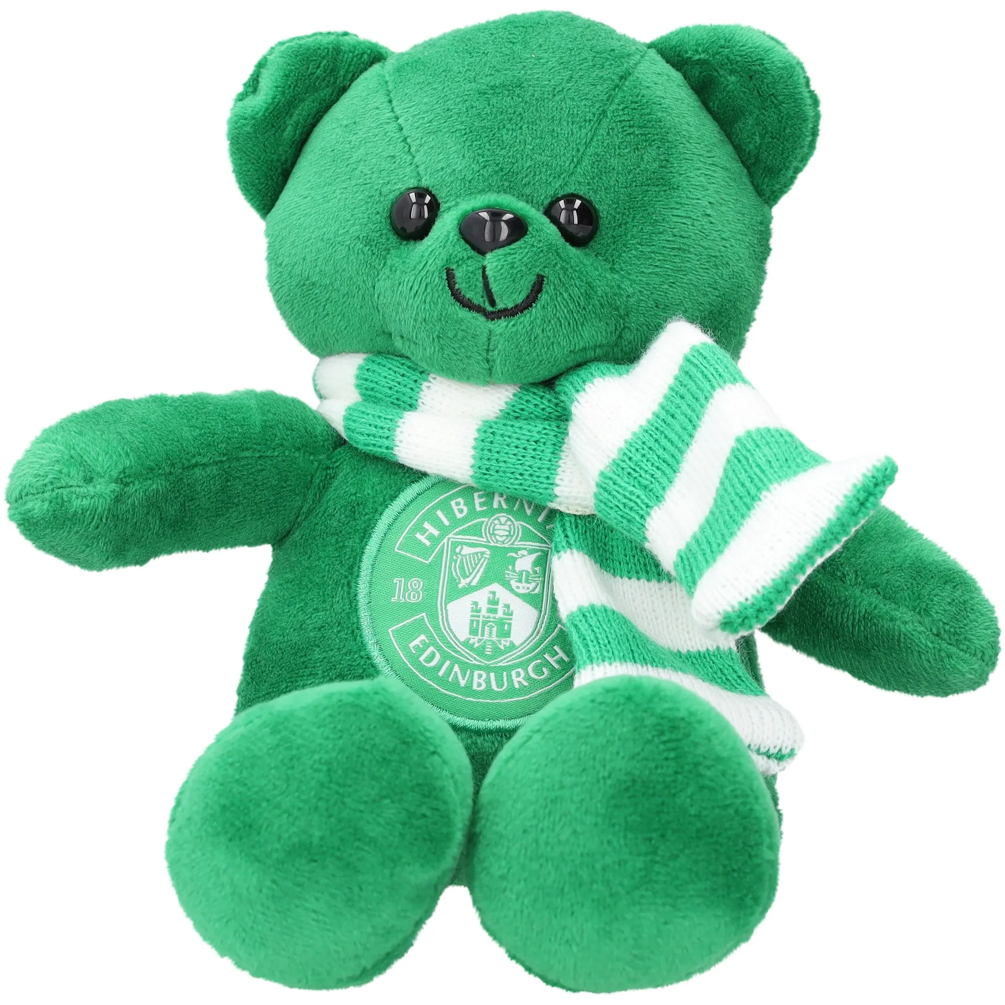 Hibernian Bennie Bear with Scarf - 17cm