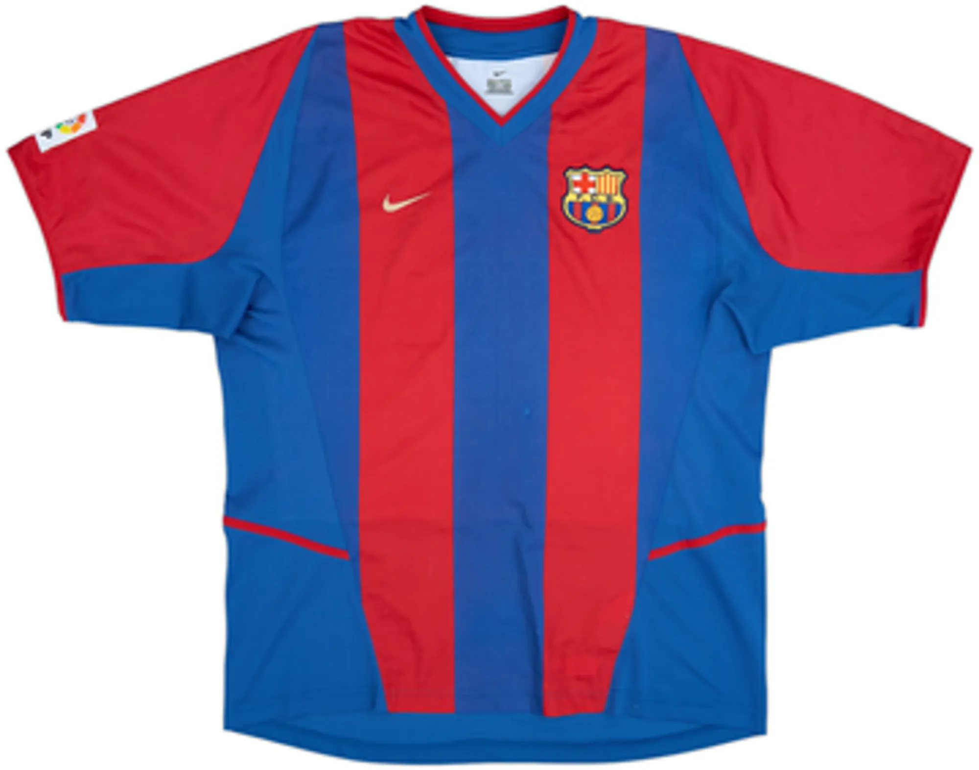 2002-03 Barcelona Home Shirt Saviola #7 - 6/10 - (XL)