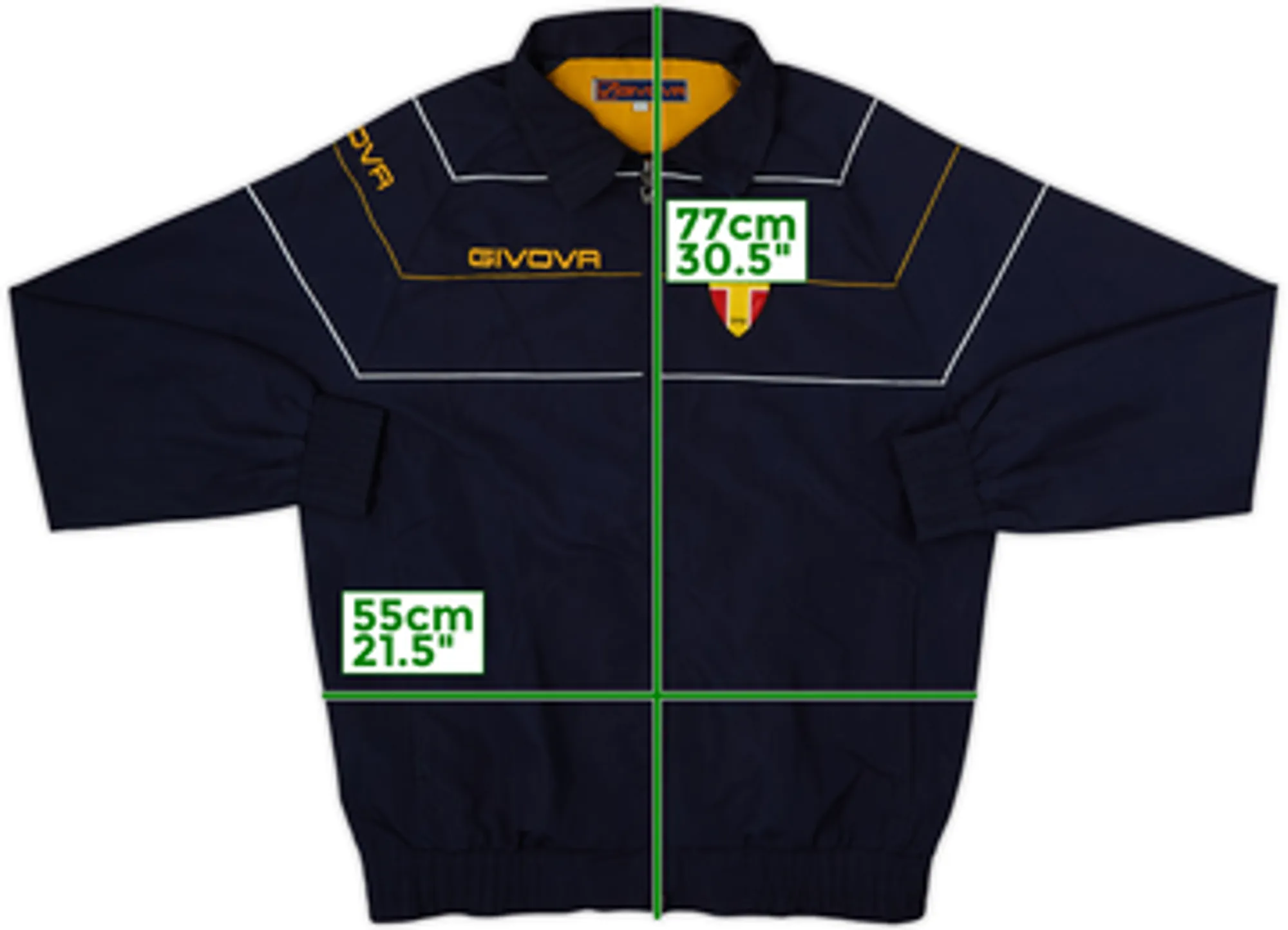 2013-14 Messina Givova Track Jacket - 7/10 - (L)