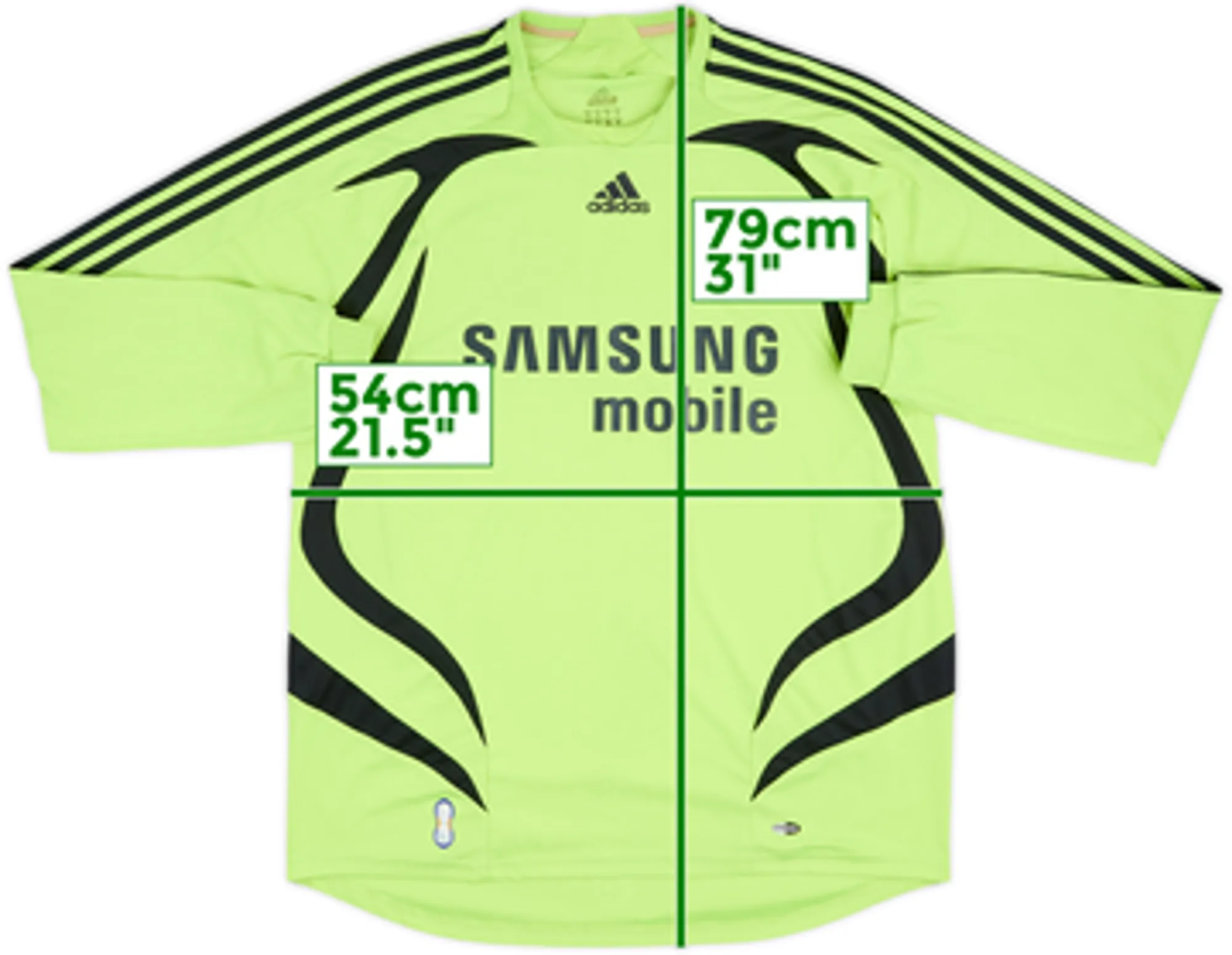 2007-08 Chelsea Away L/S Shirt - 5/10 - (L)