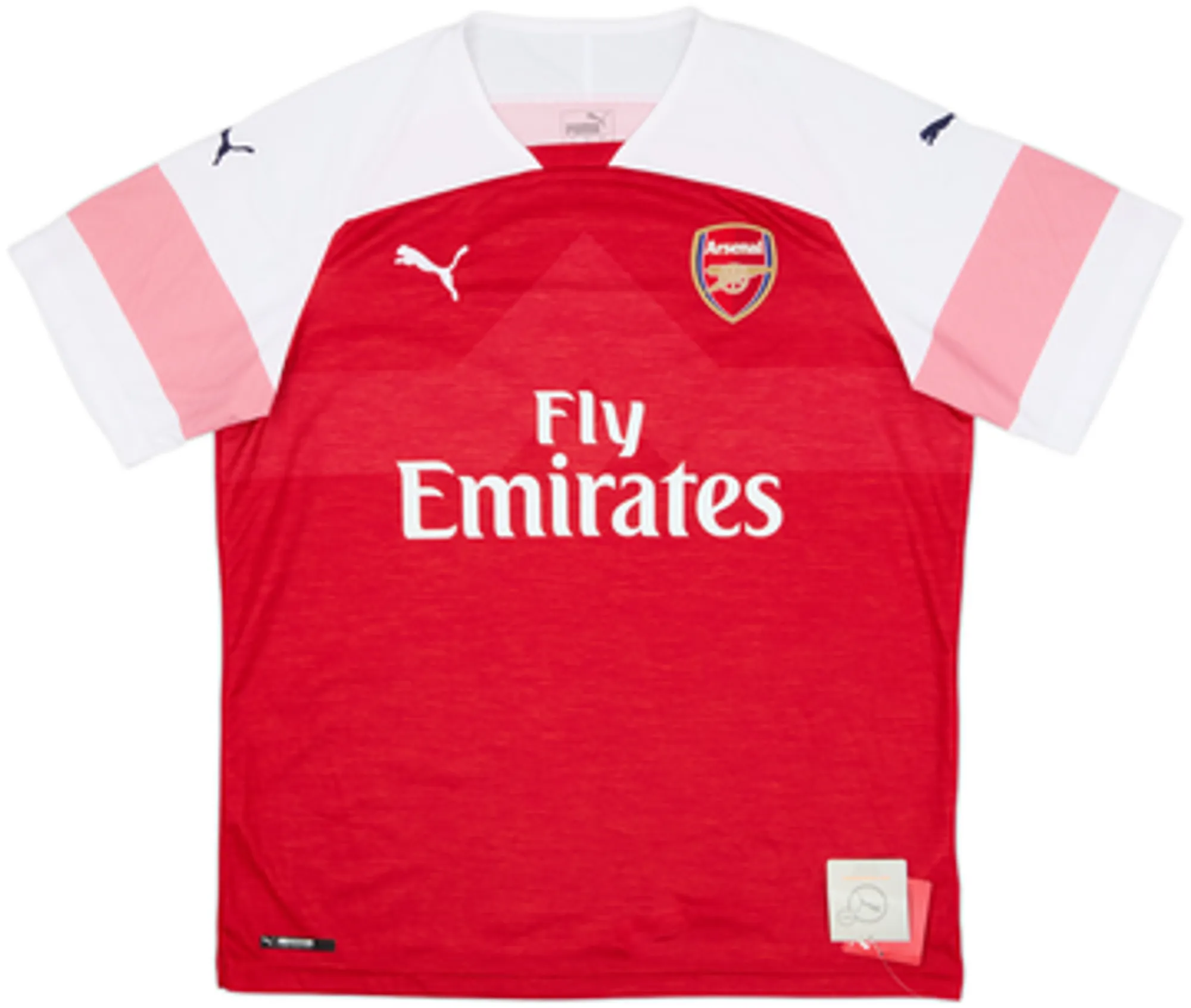 2018-19 Arsenal Home Shirt Aubameyang #14 (XL)