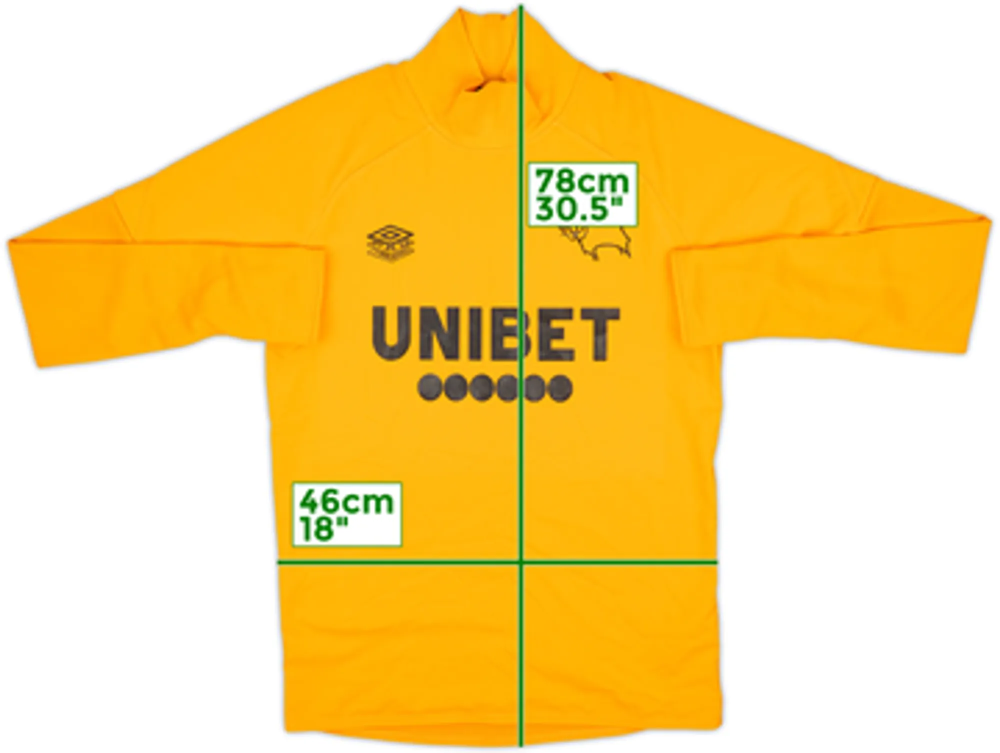 2018-19 Derby County Umbro Drill Top - 10/10 - (S)