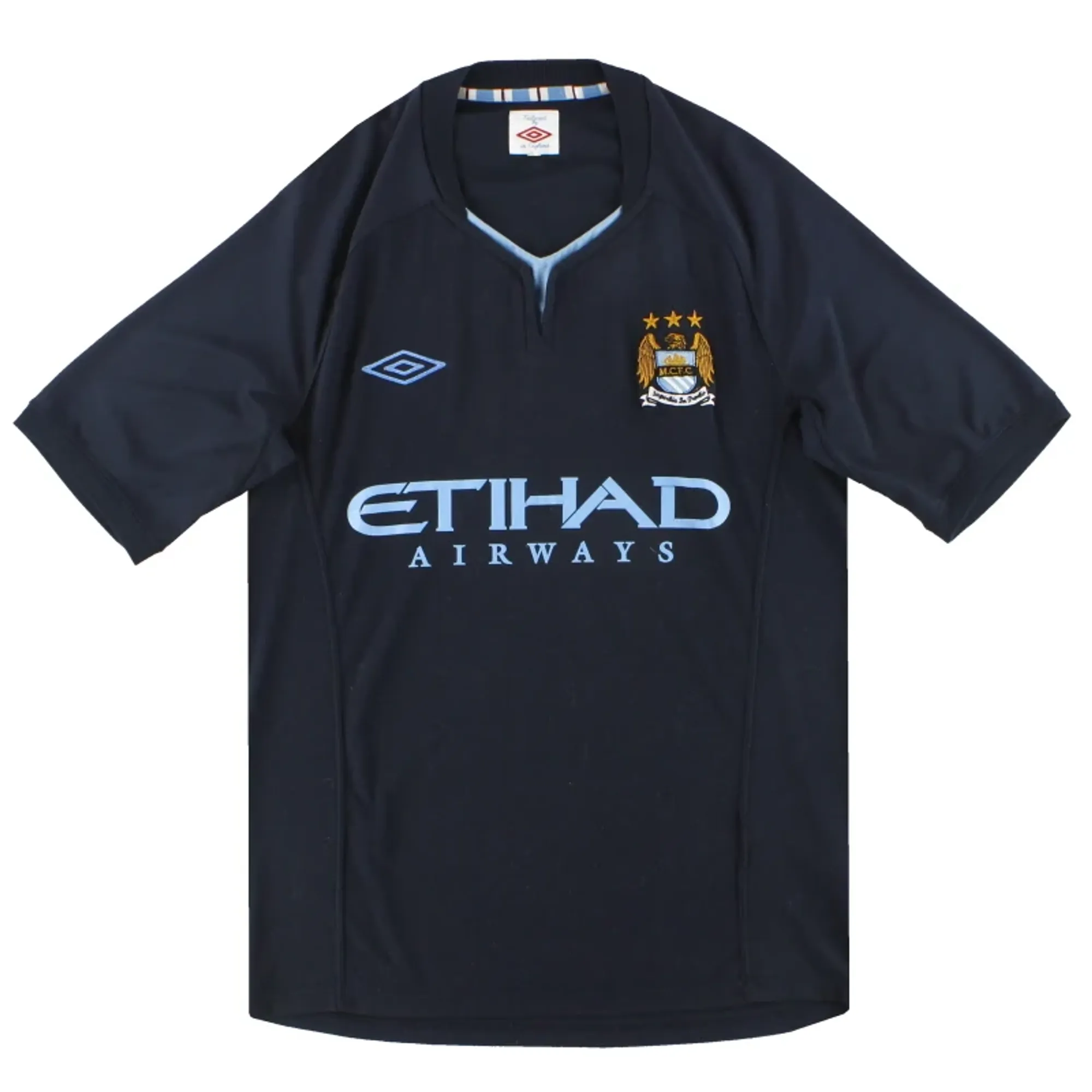 2010-12 Manchester City Umbro Away Shirt L - Manchester City / Excellent 
