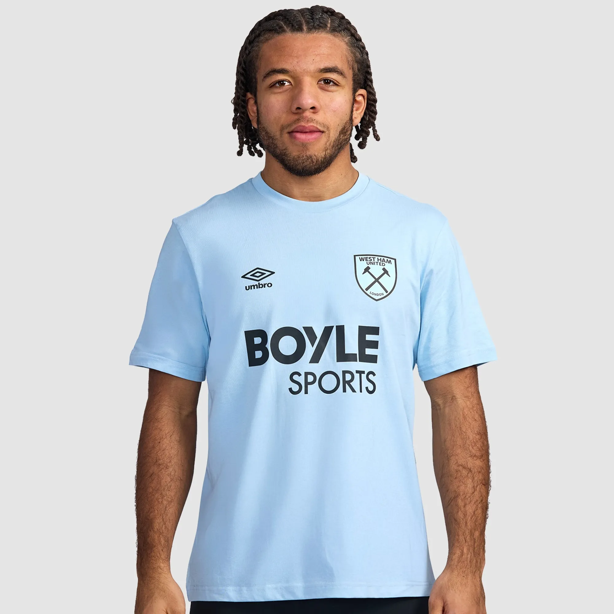 West Ham 25/26 Adults Presentation T-Shirt - Blue