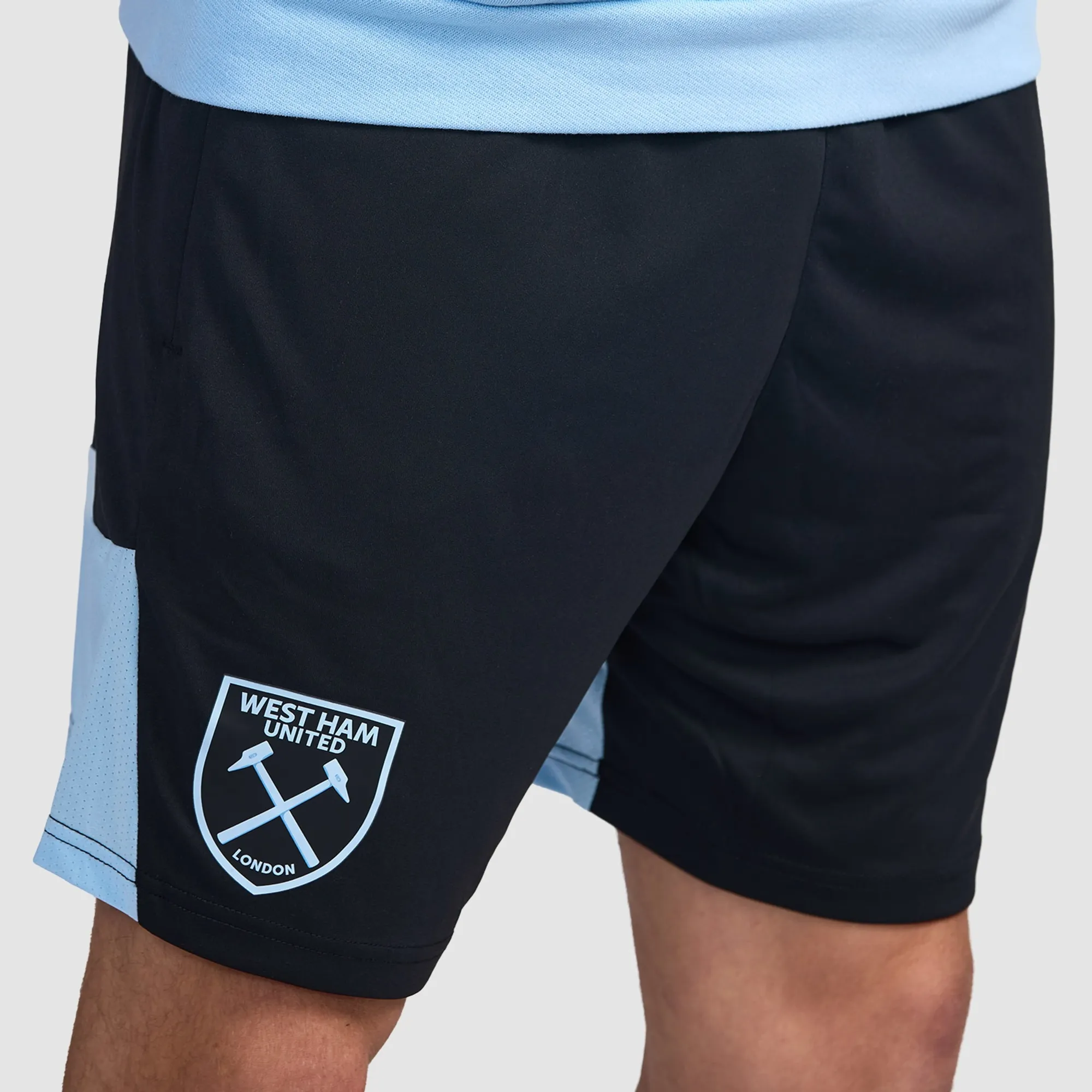 West Ham 25/26 Adults Training Shorts - Black