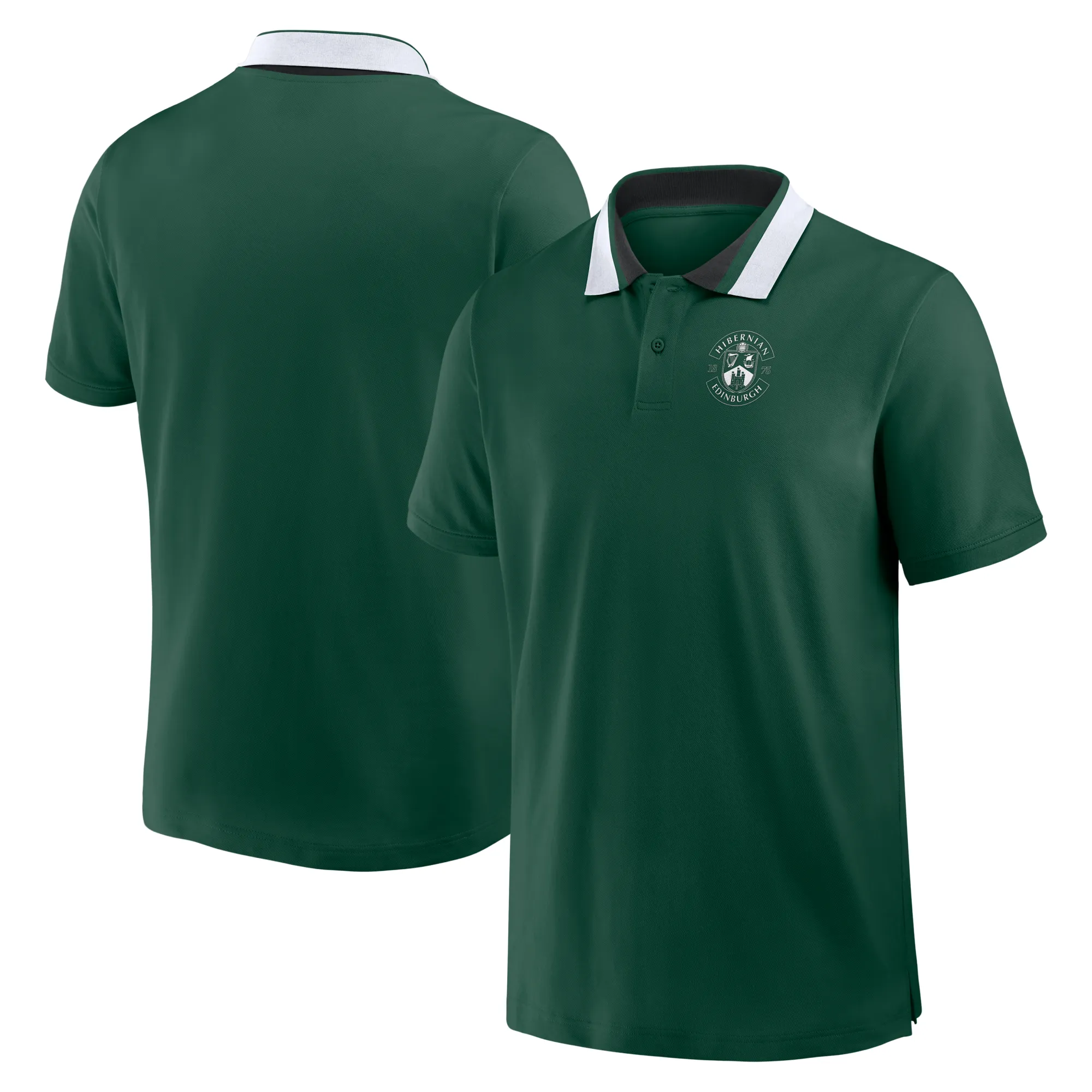 Hibernian Polo - Dark Green - Mens