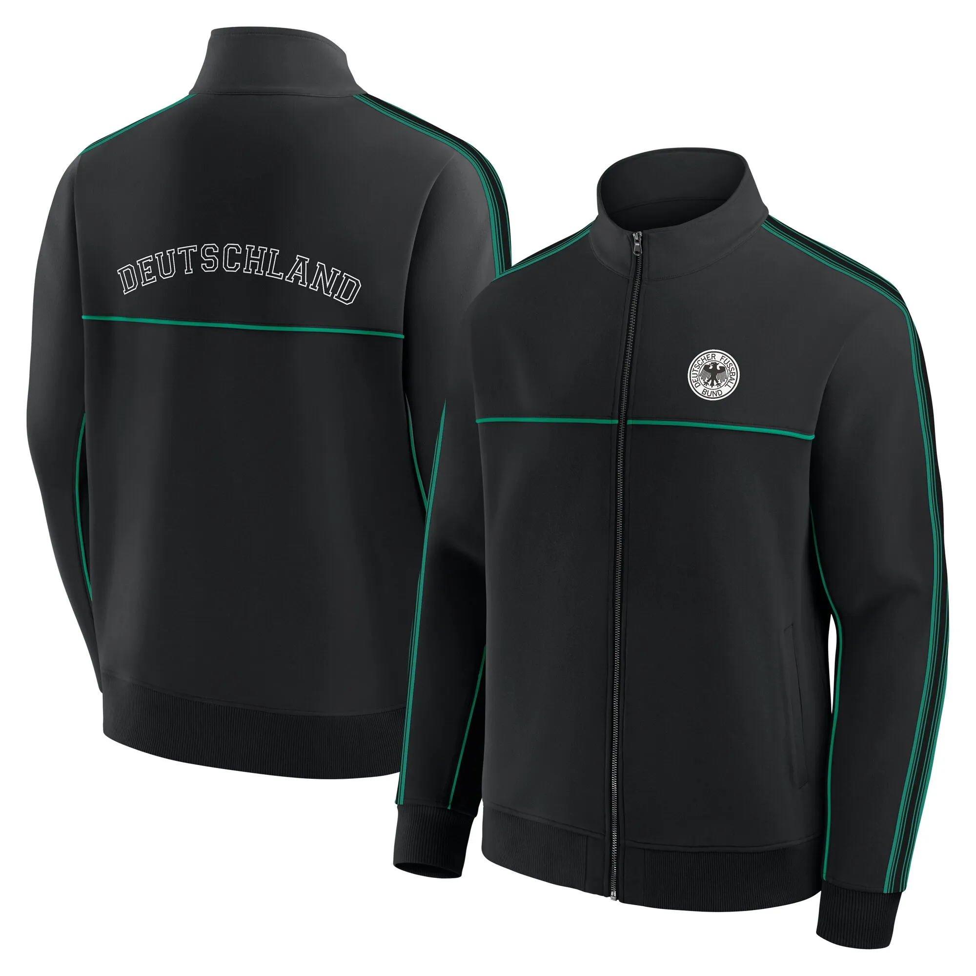DFB Retro Track Jacket - Black - Mens