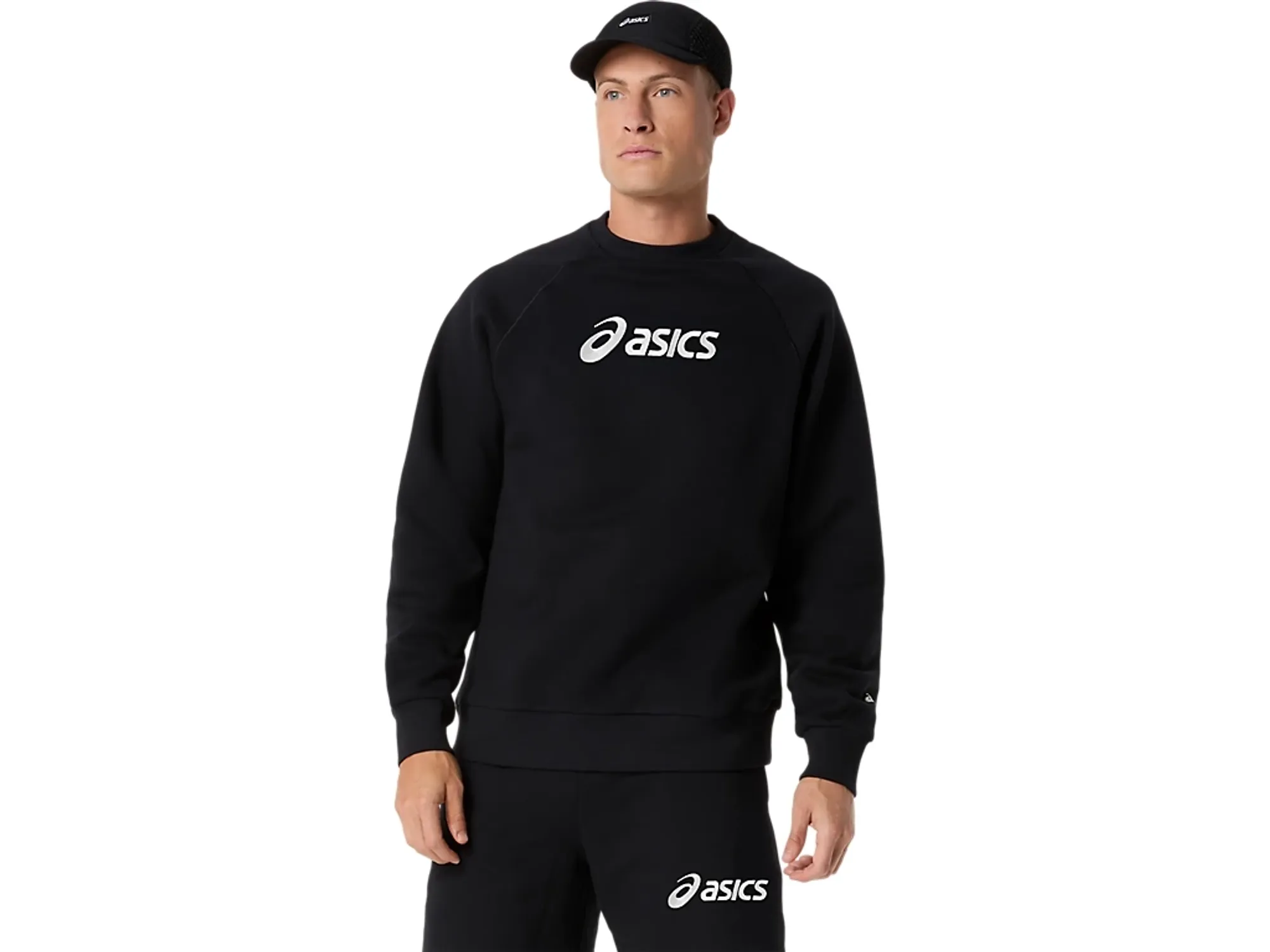 Asics Asics Logo Fleece Crew-Neck Top